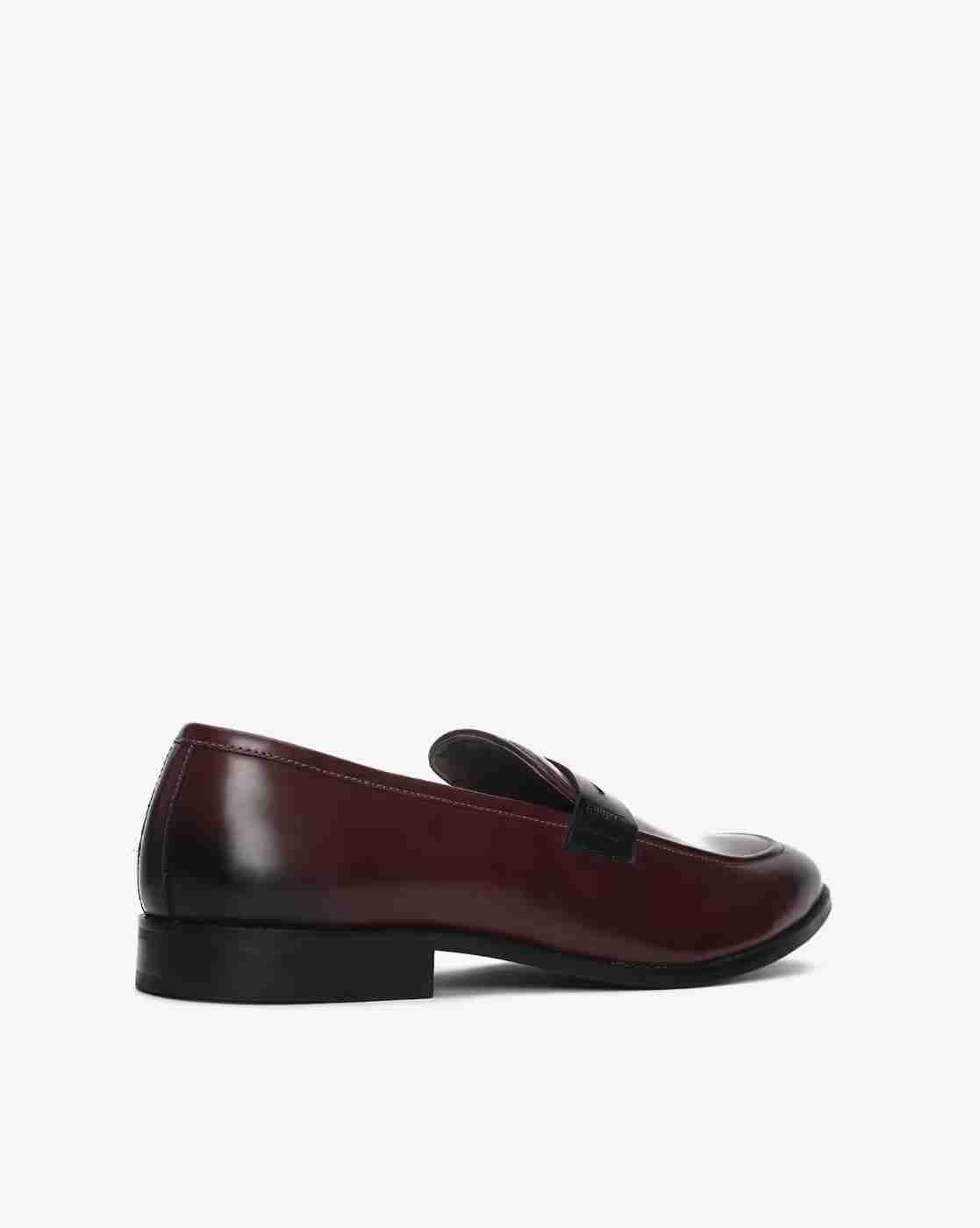 DUKE | Penny Loafers with Stacked Heel|1