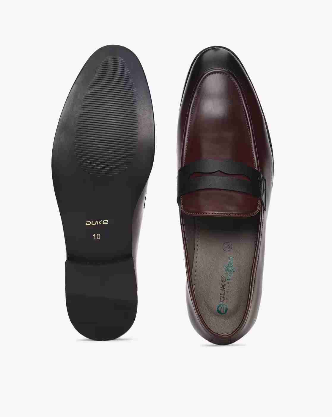 DUKE | Penny Loafers with Stacked Heel|2