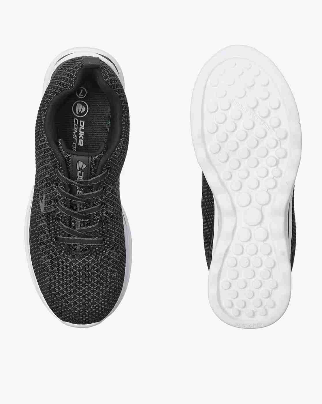 DUKE | Knitted Lace-Up Running Shoes with Push-Up Tabs|2