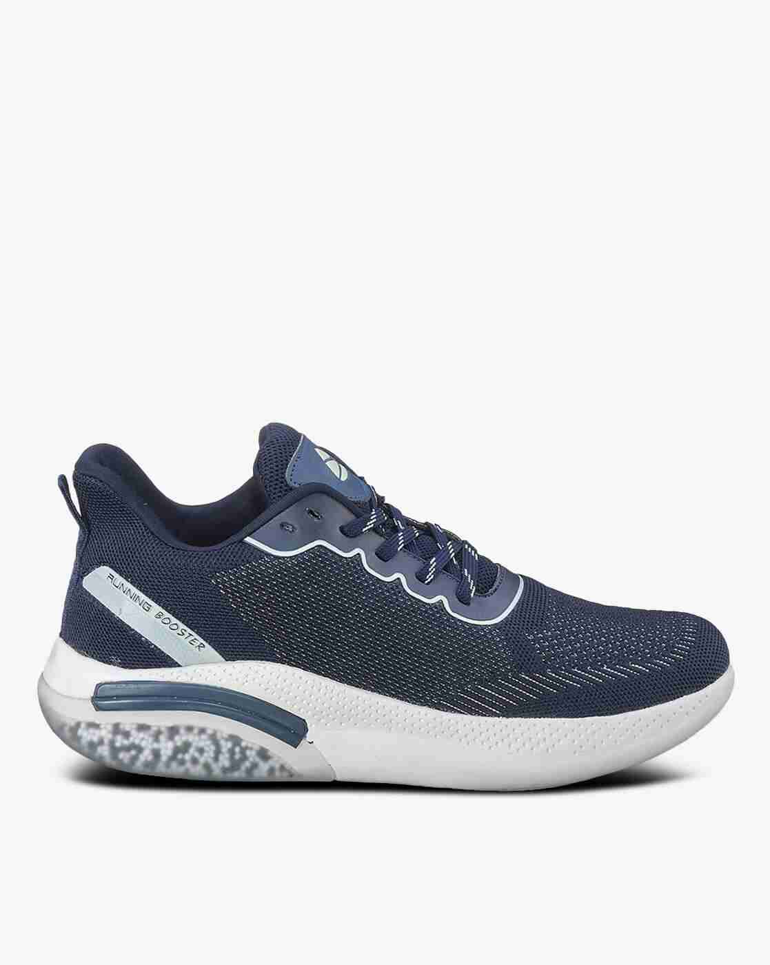 Knitted Lace-Up Running Shoes
