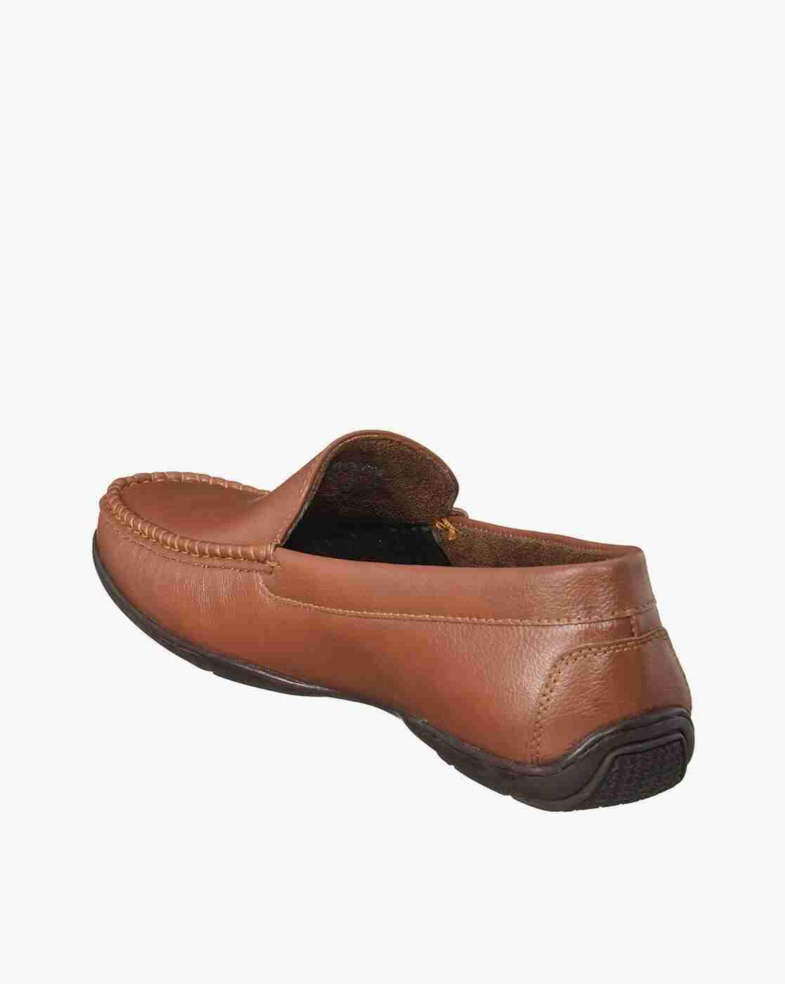 DUKE | Textured Round-Toe Slip-On Casual Shoes|1