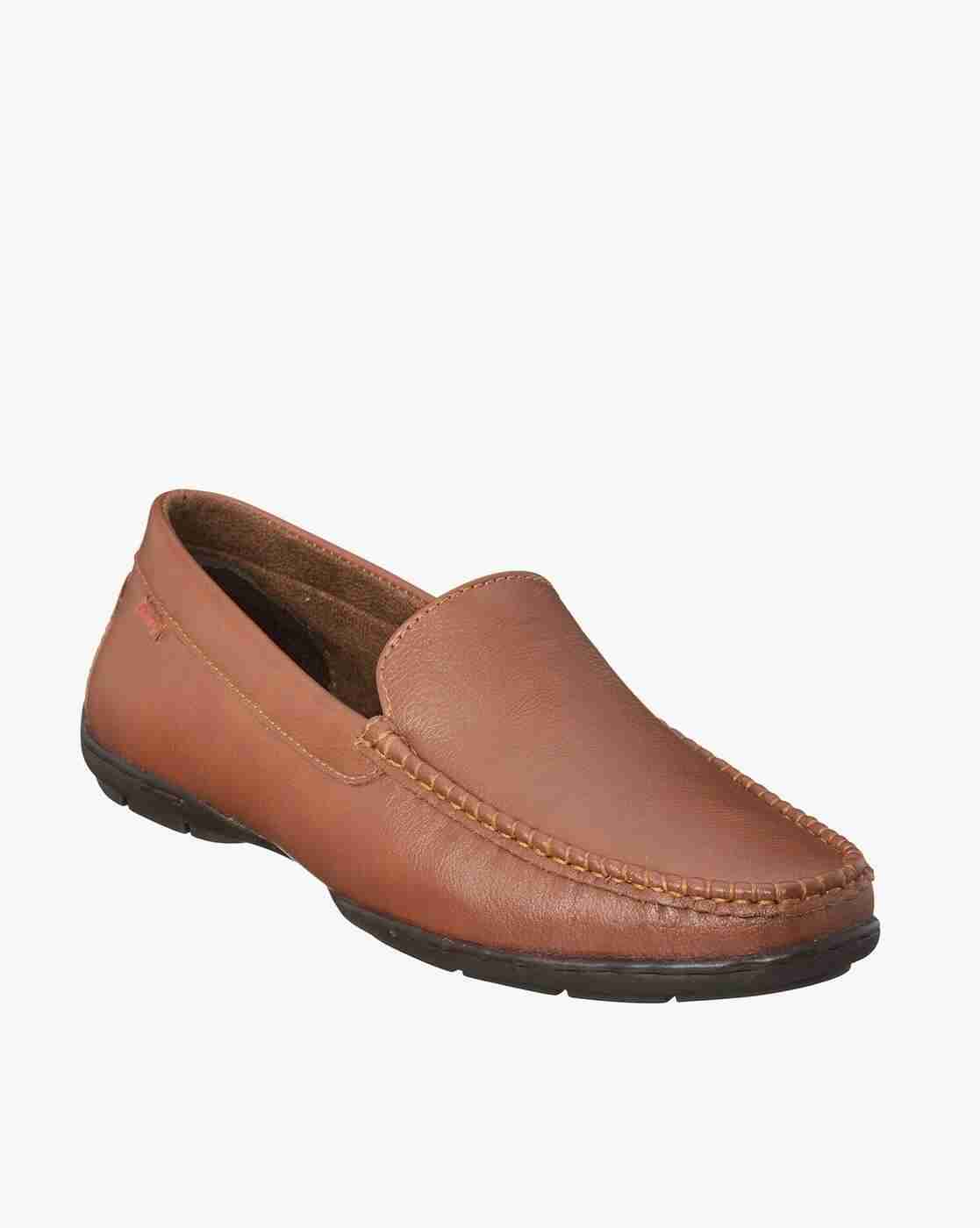 DUKE | Textured Round-Toe Slip-On Casual Shoes|3