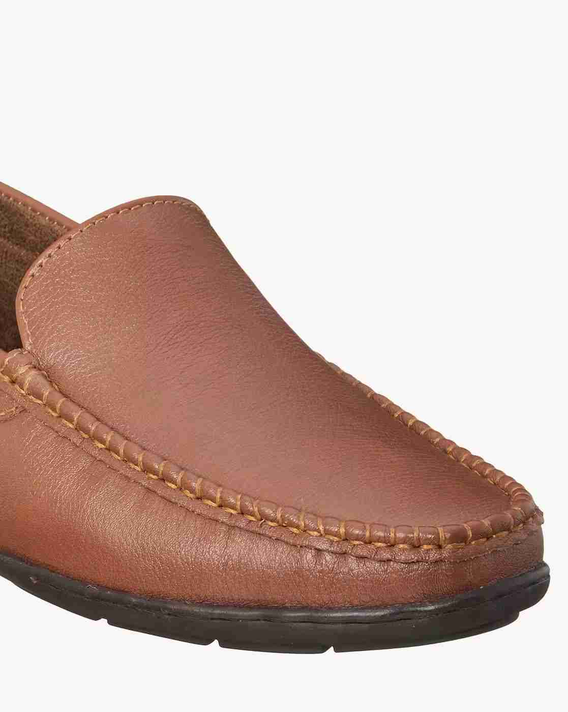 DUKE | Textured Round-Toe Slip-On Casual Shoes|5