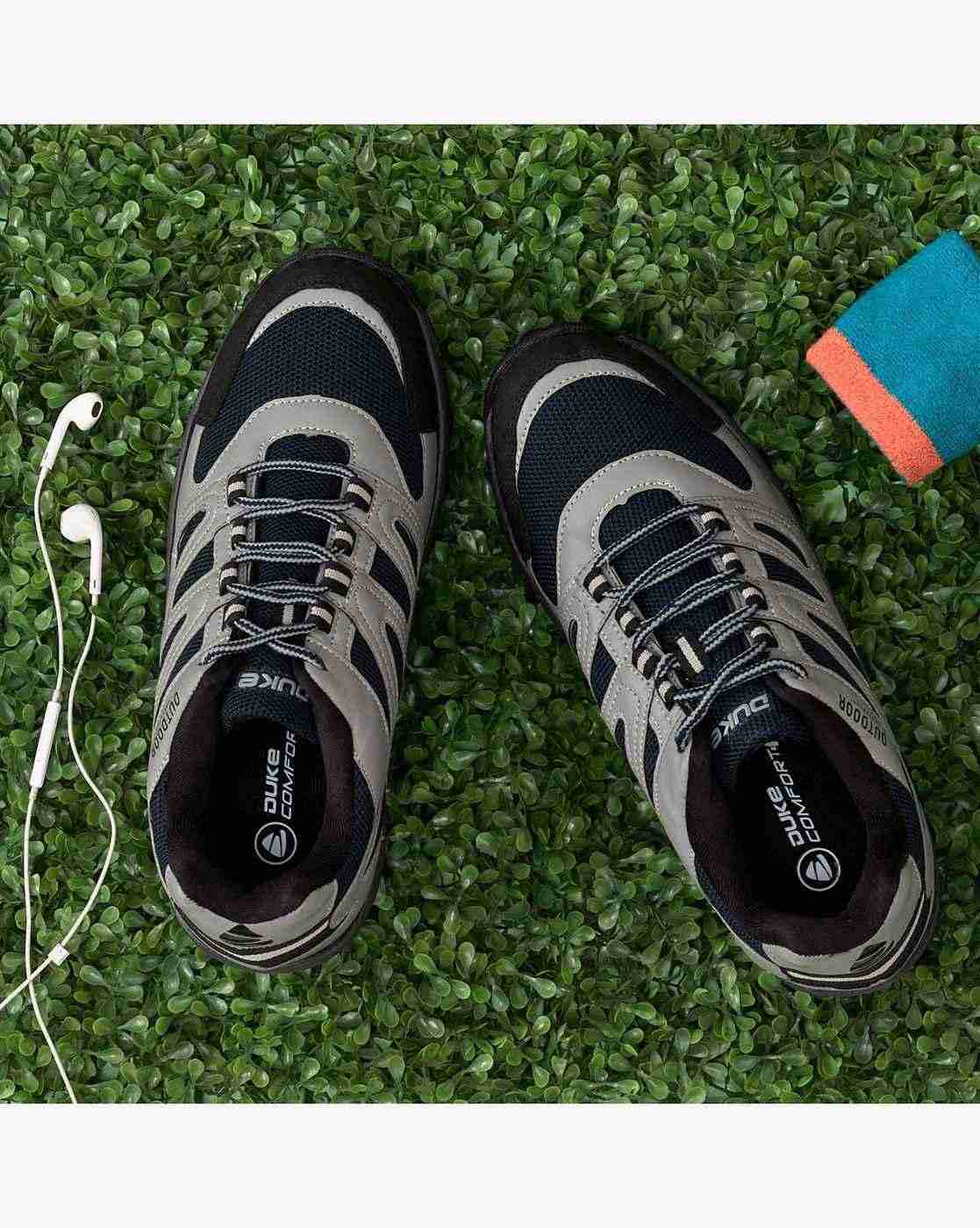 DUKE | Panelled Lace-Up Trekking Shoes|4
