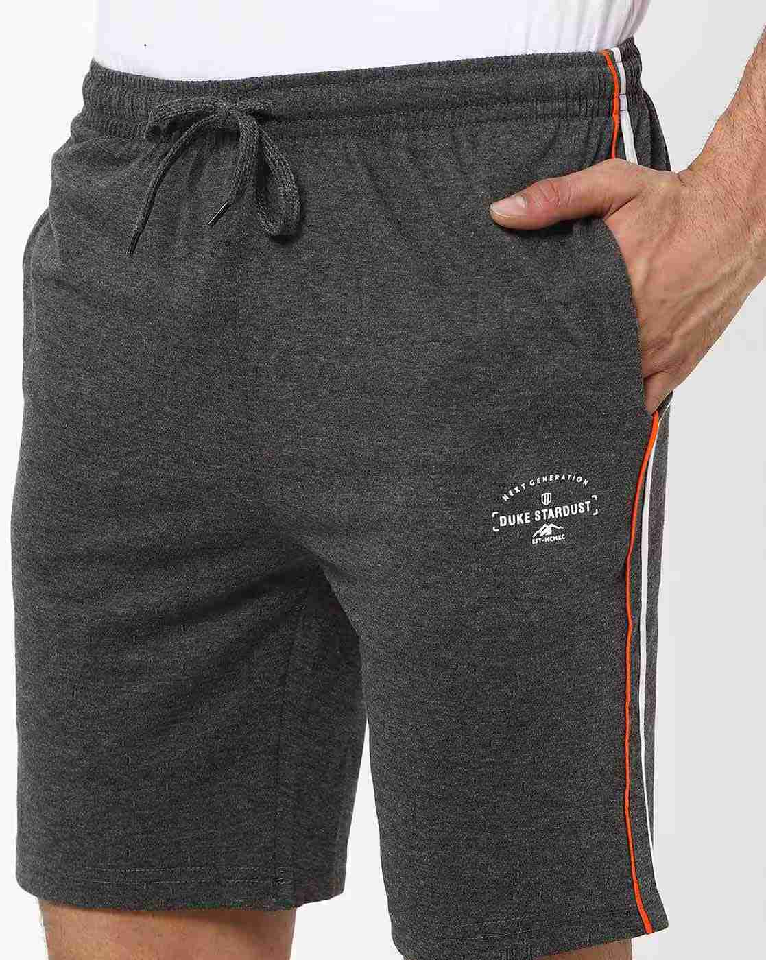DUKE | Heathered Shorts with Contrast Piping|3