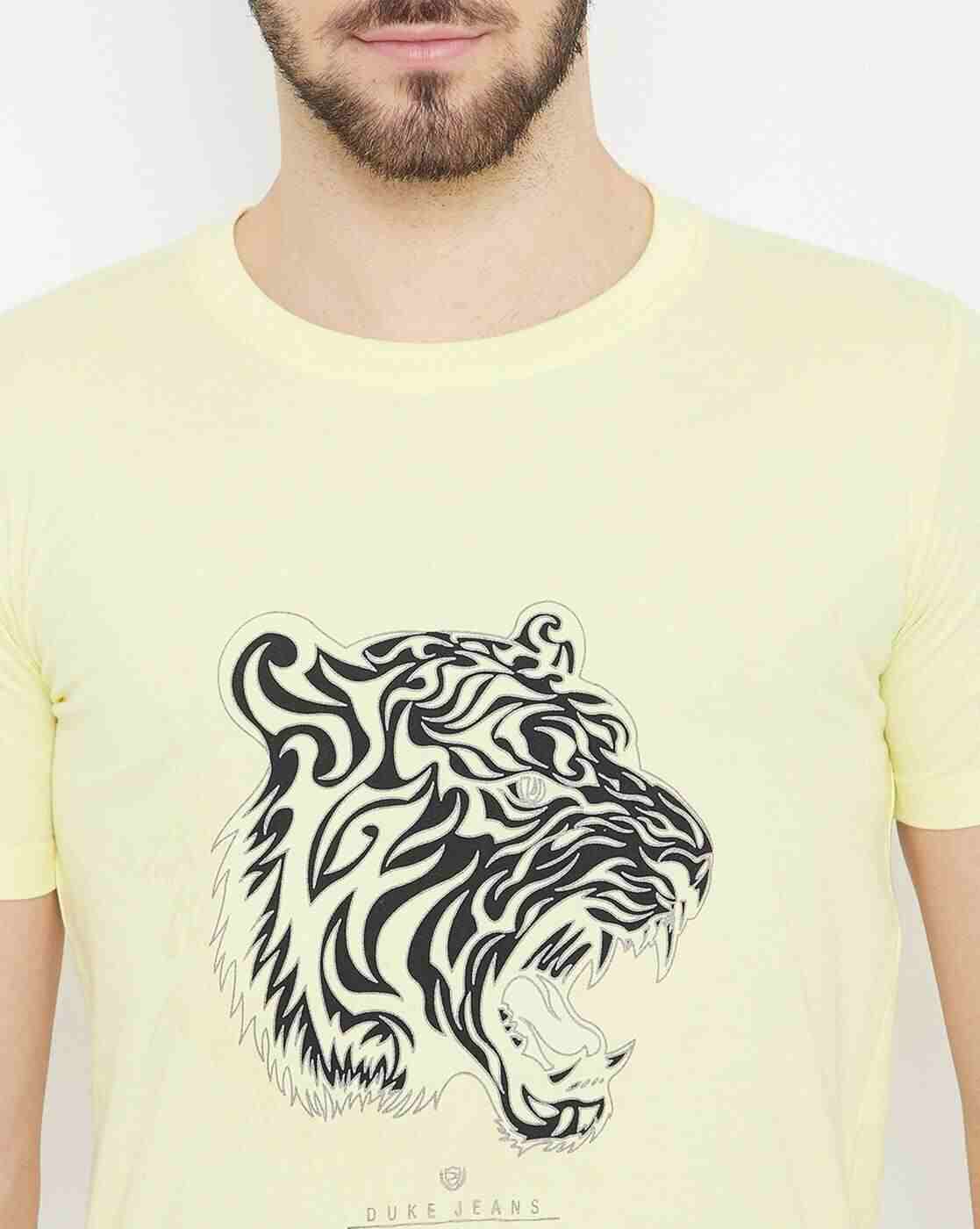 DUKE | Graphic Print Crew-Neck T-shirt|5