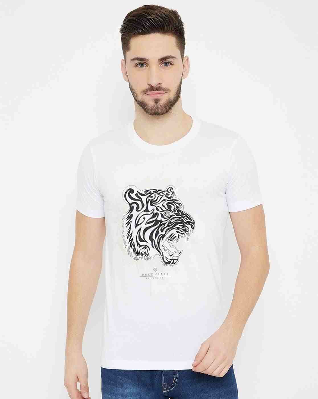 Graphic Print Crew-Neck T-shirt