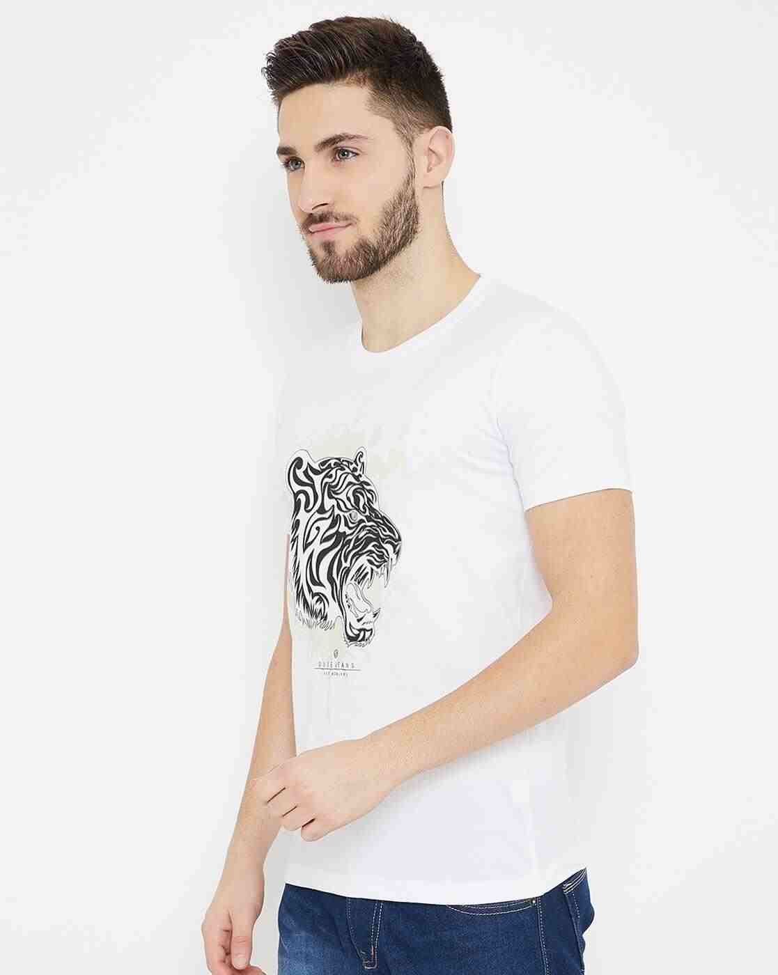 DUKE | Graphic Print Crew-Neck T-shirt|2