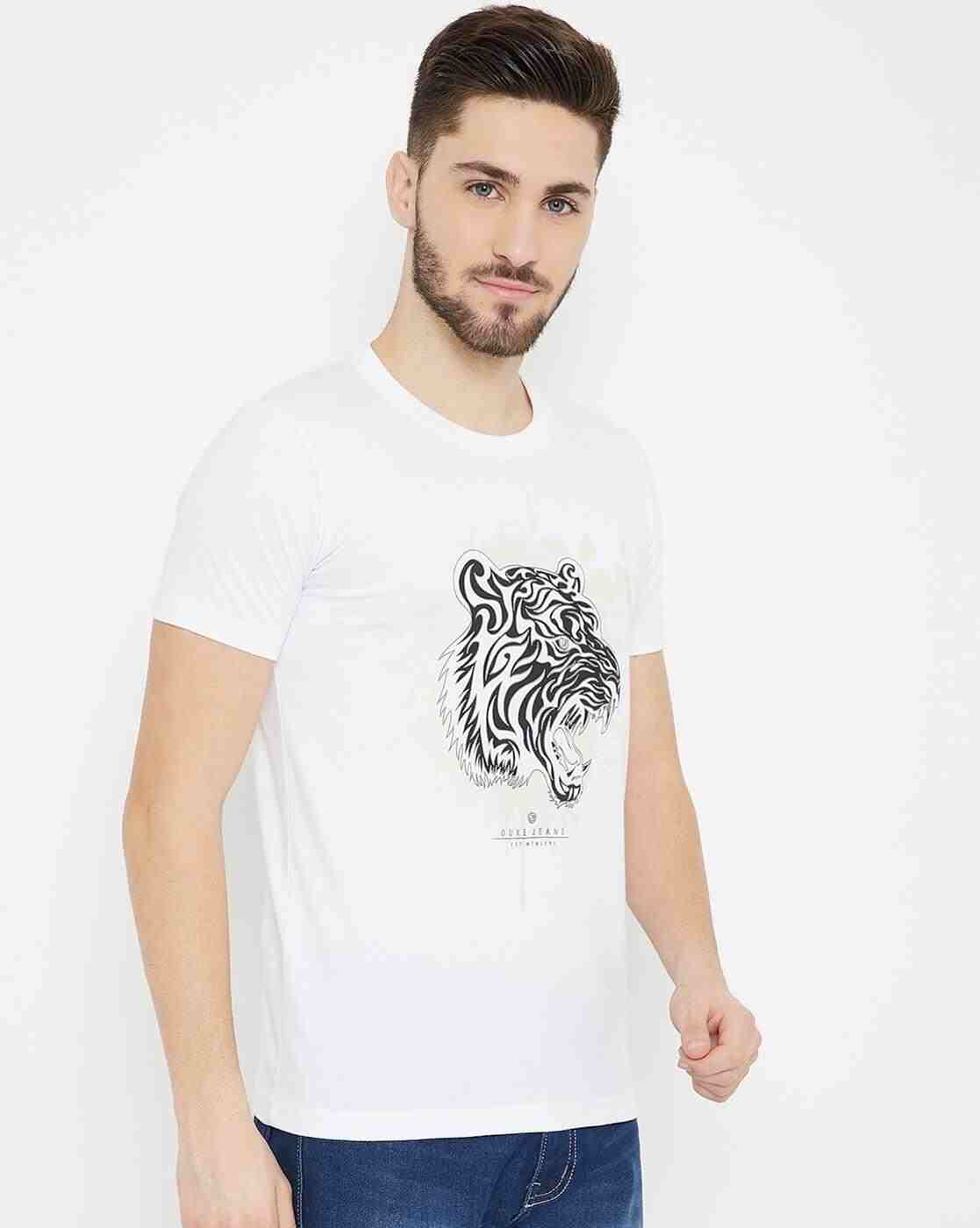 DUKE | Graphic Print Crew-Neck T-shirt|3