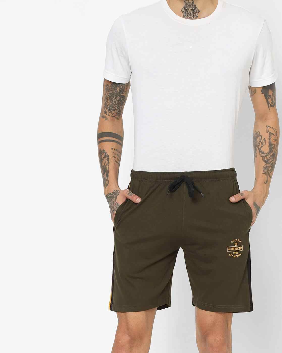 DUKE | Bermudas with Contrast Taping|0