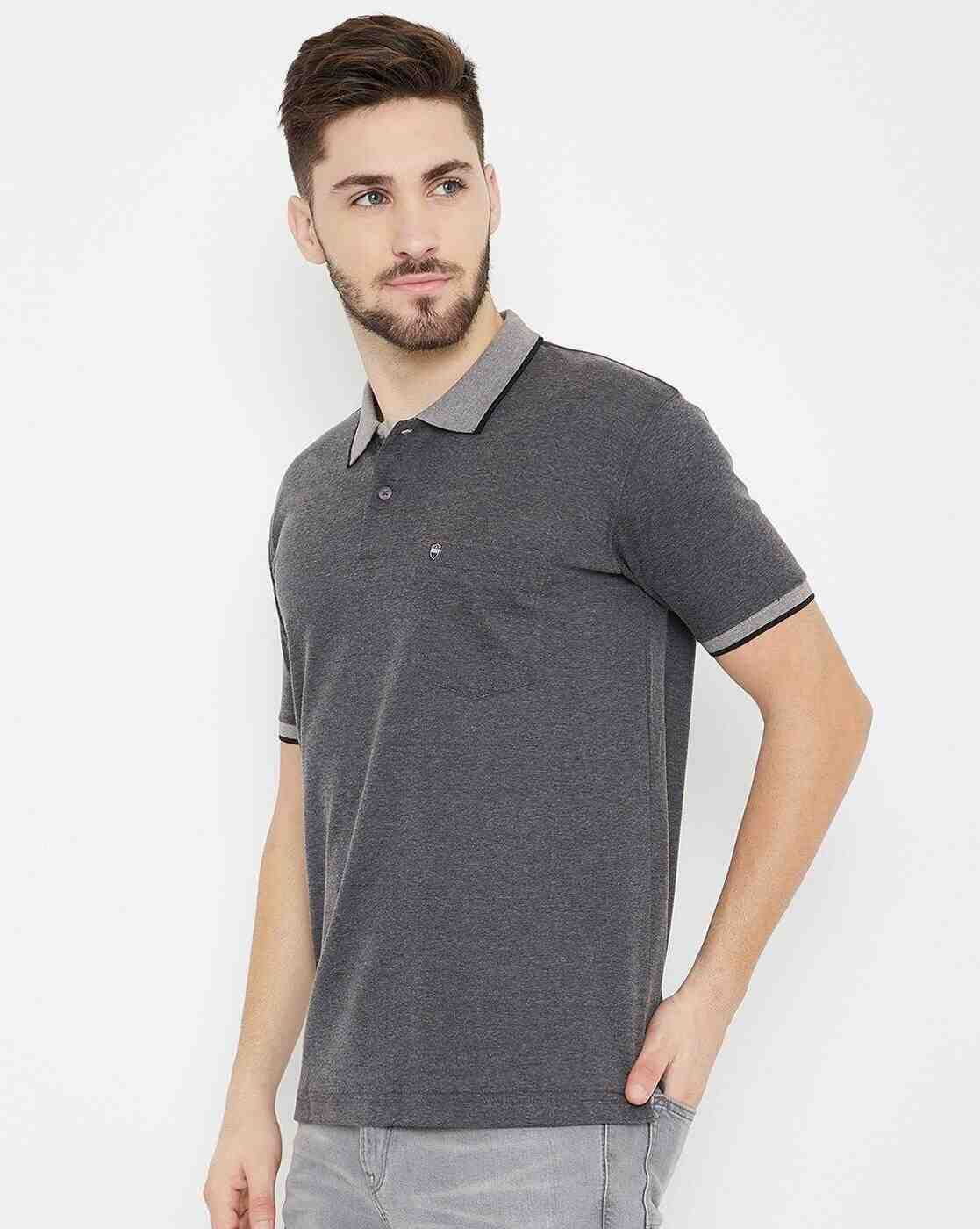 DUKE | Slim Fit Polo T-shirt with Patch Pocket|2