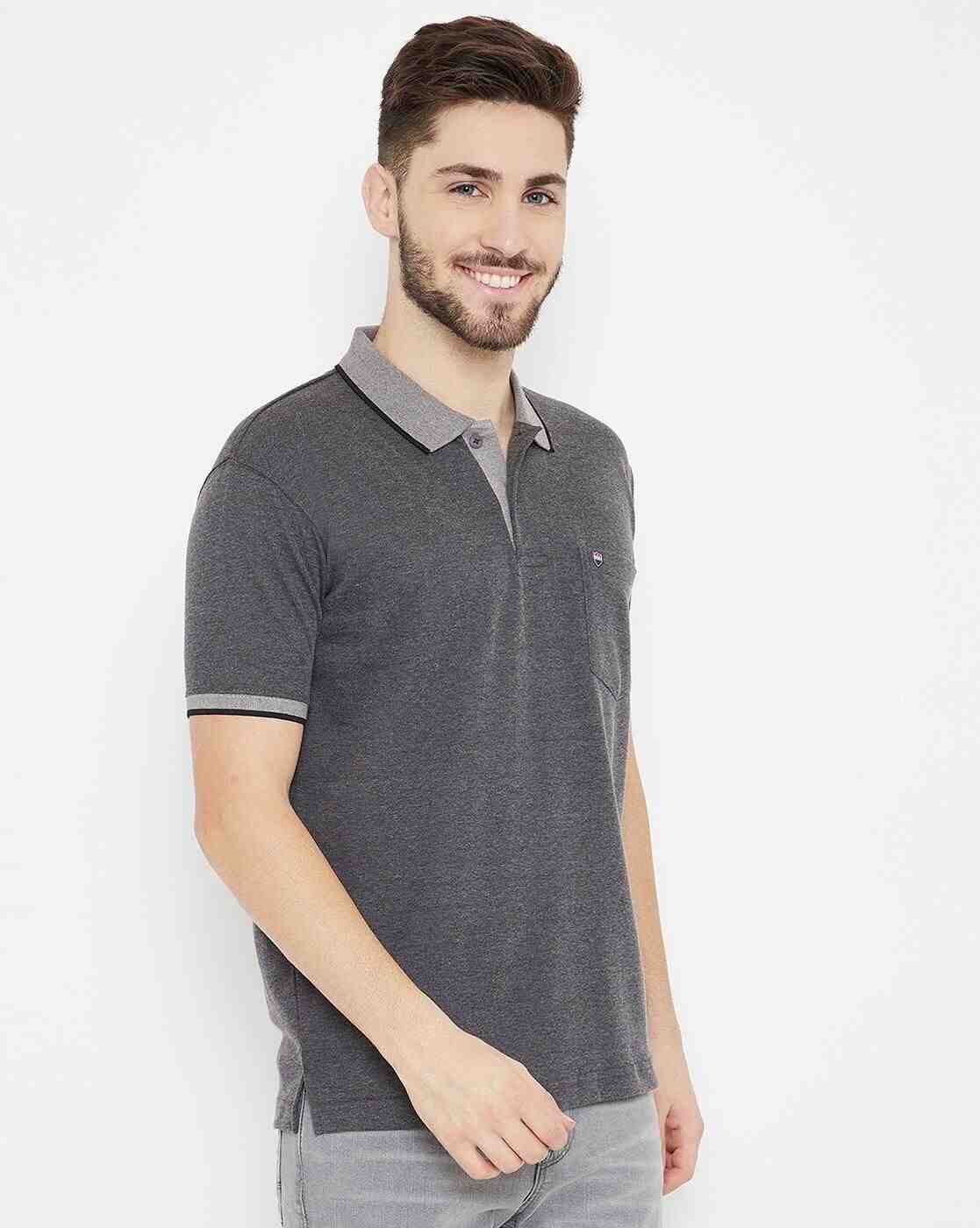 DUKE | Slim Fit Polo T-shirt with Patch Pocket|3