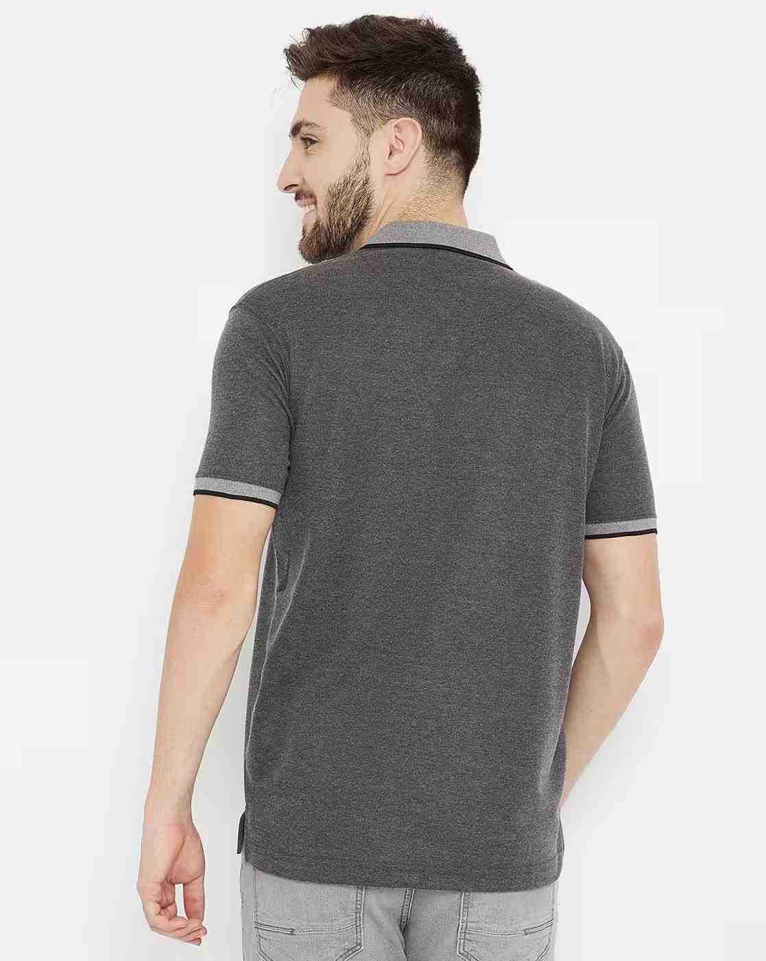 DUKE | Slim Fit Polo T-shirt with Patch Pocket|4
