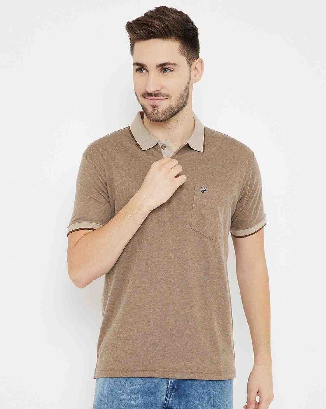 Slim Fit Polo T-shirt with Patch Pocket