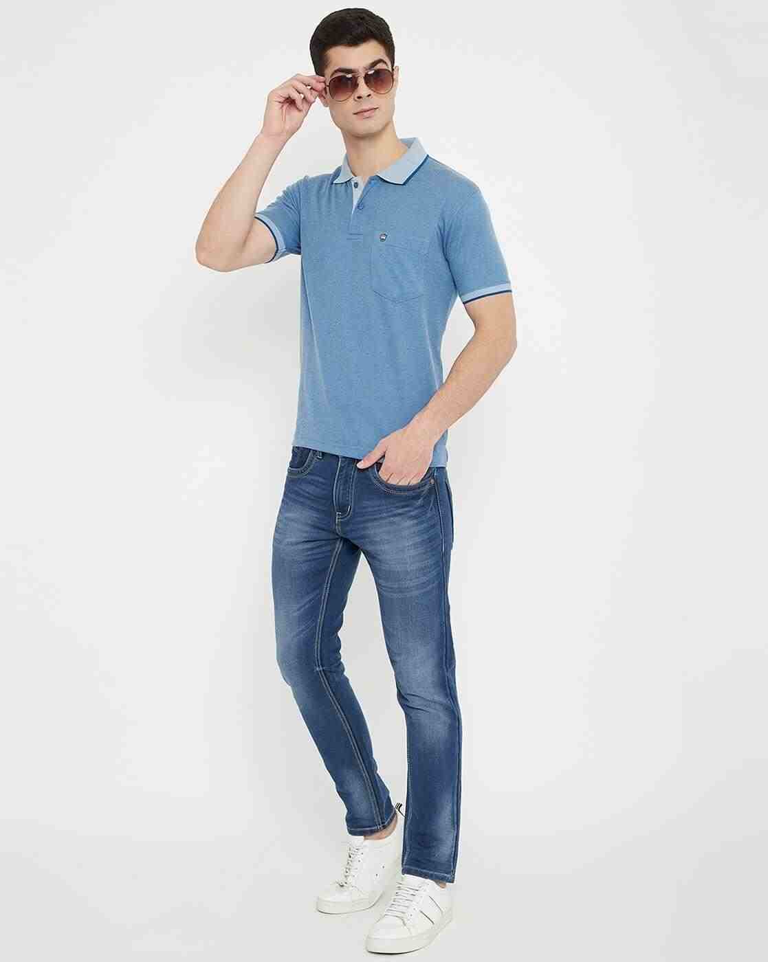 DUKE | Slim Fit Polo T-shirt with Patch Pocket|1