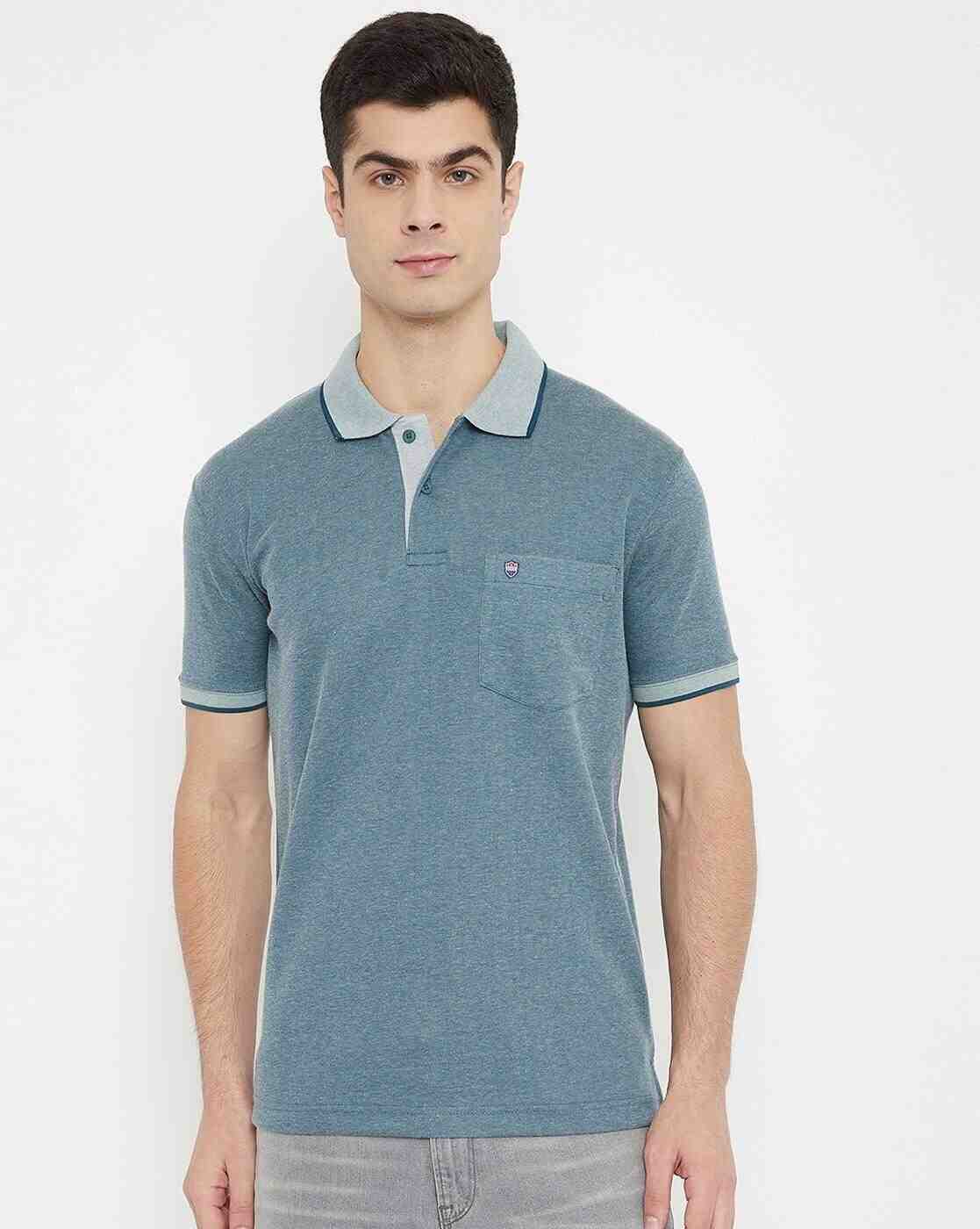 Slim Fit Polo T-shirt with Patch Pocket