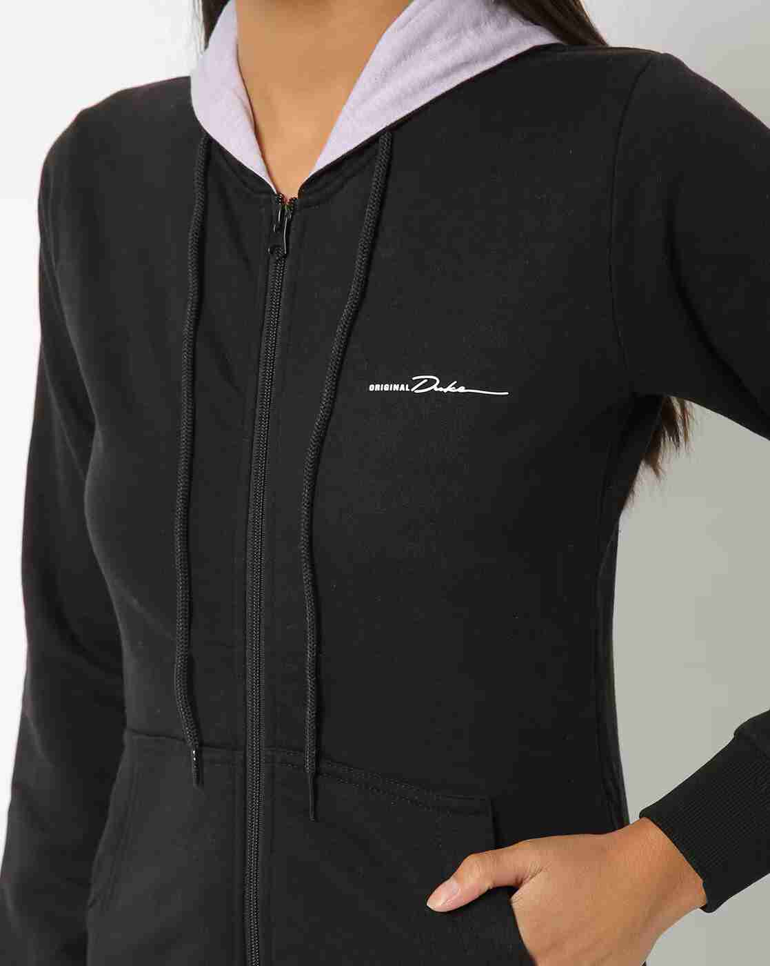 DUKE | Zip-Front Hoodie with Split Kangaroo Pockets|2