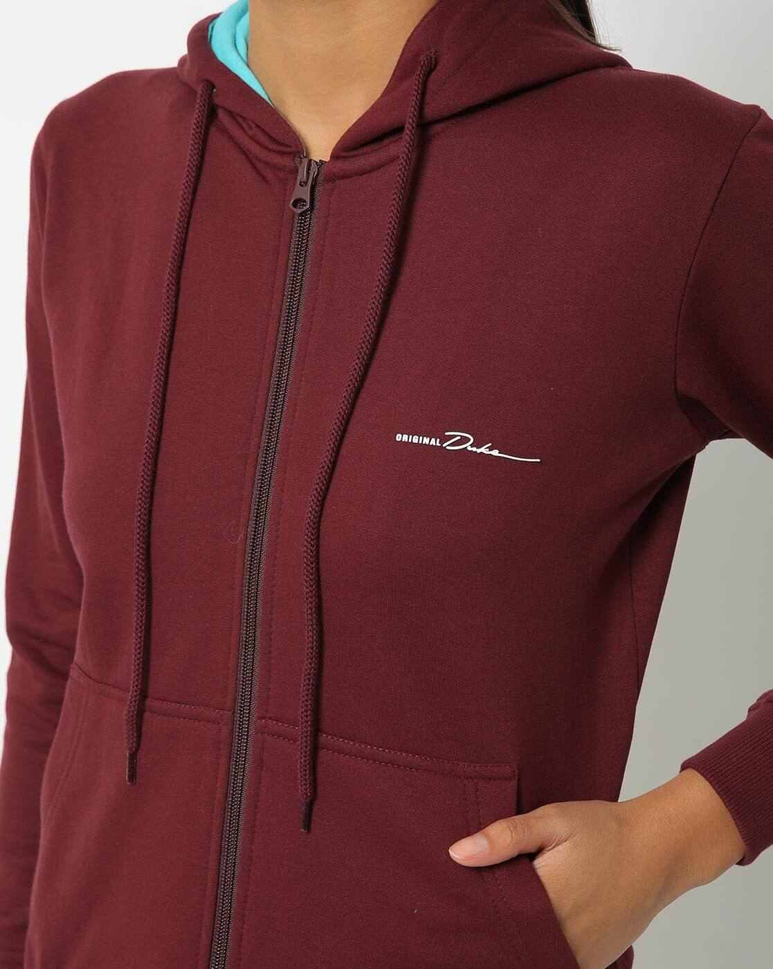 DUKE | Zip-Front Hoodie with Split Kangaroo Pockets|2