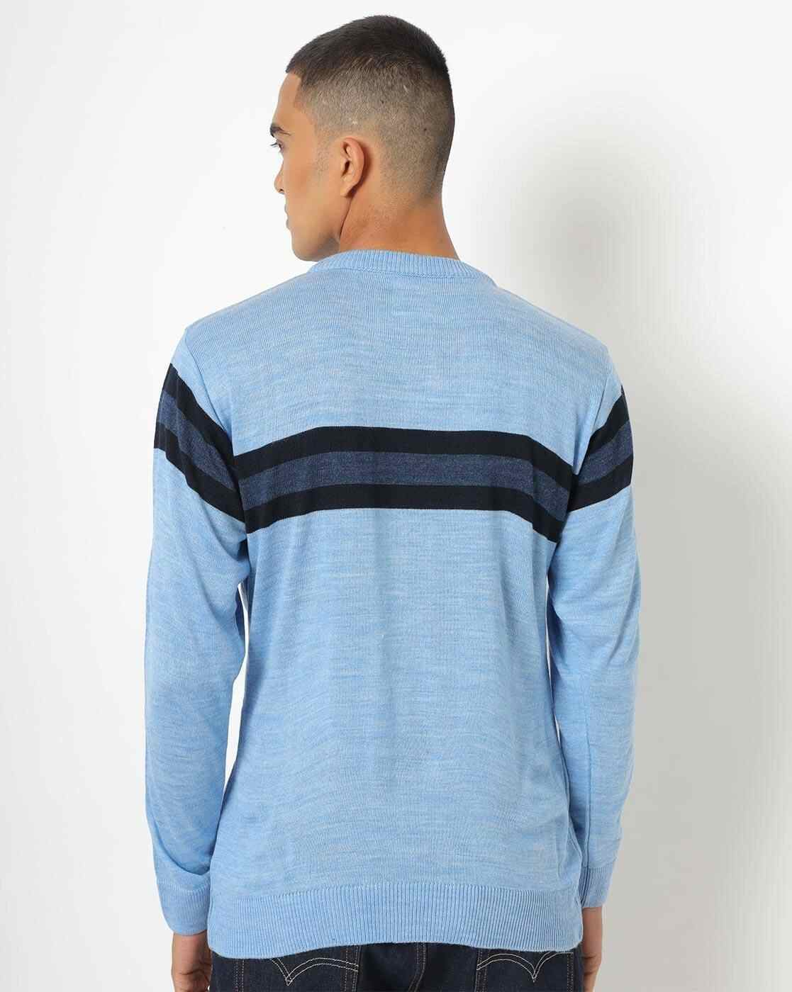 DUKE | Slim Fit Pullover with Contrast Stripes|1