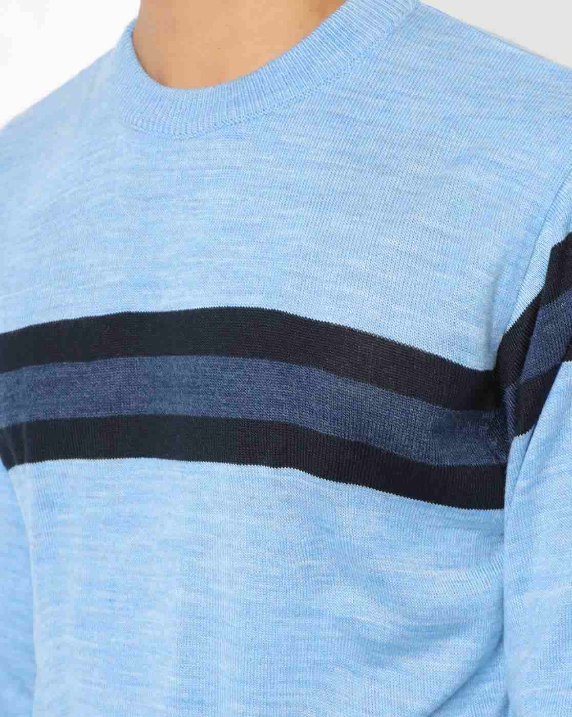DUKE | Slim Fit Pullover with Contrast Stripes|2