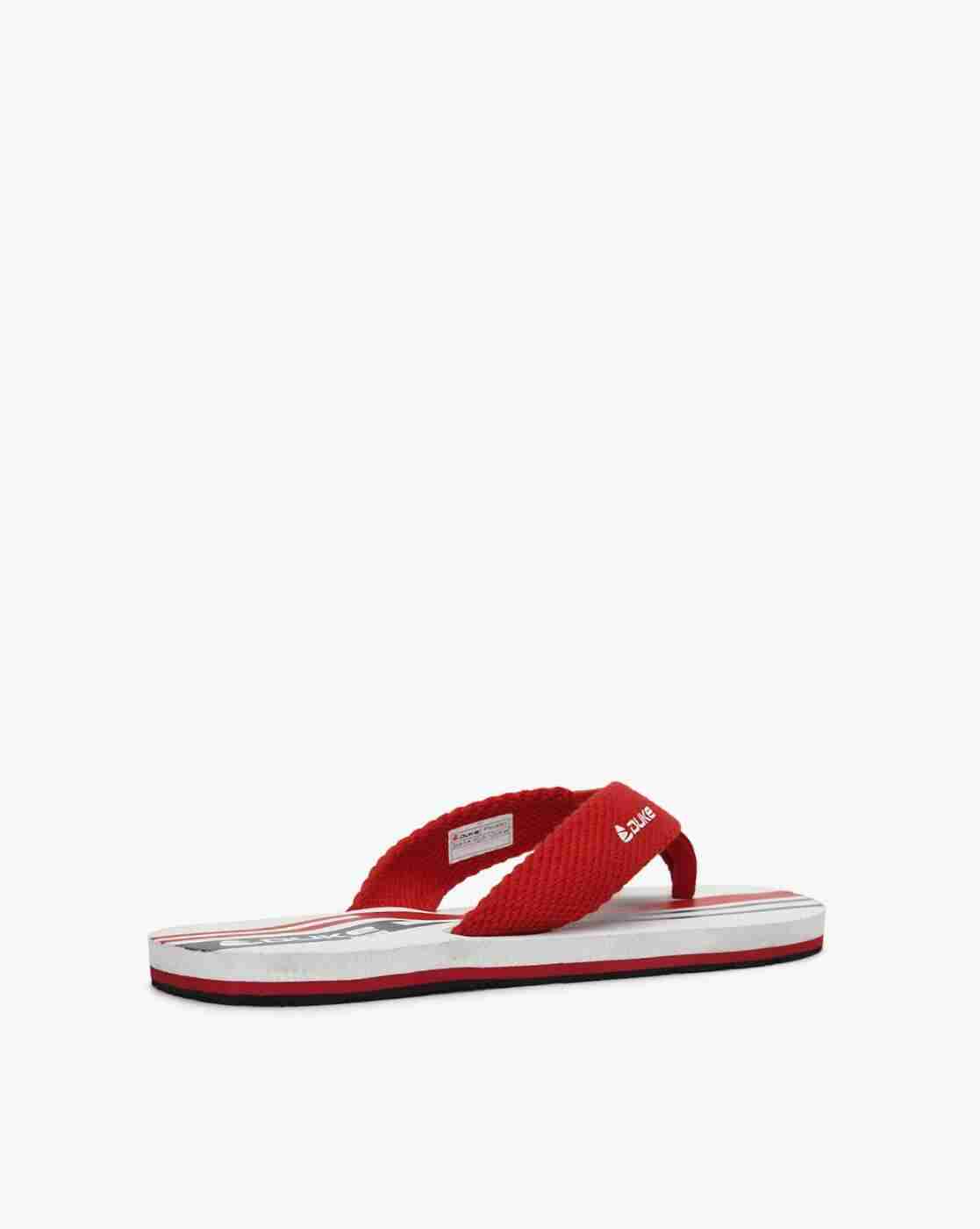 DUKE | Striped Thong-Strap Flip-Flops|2