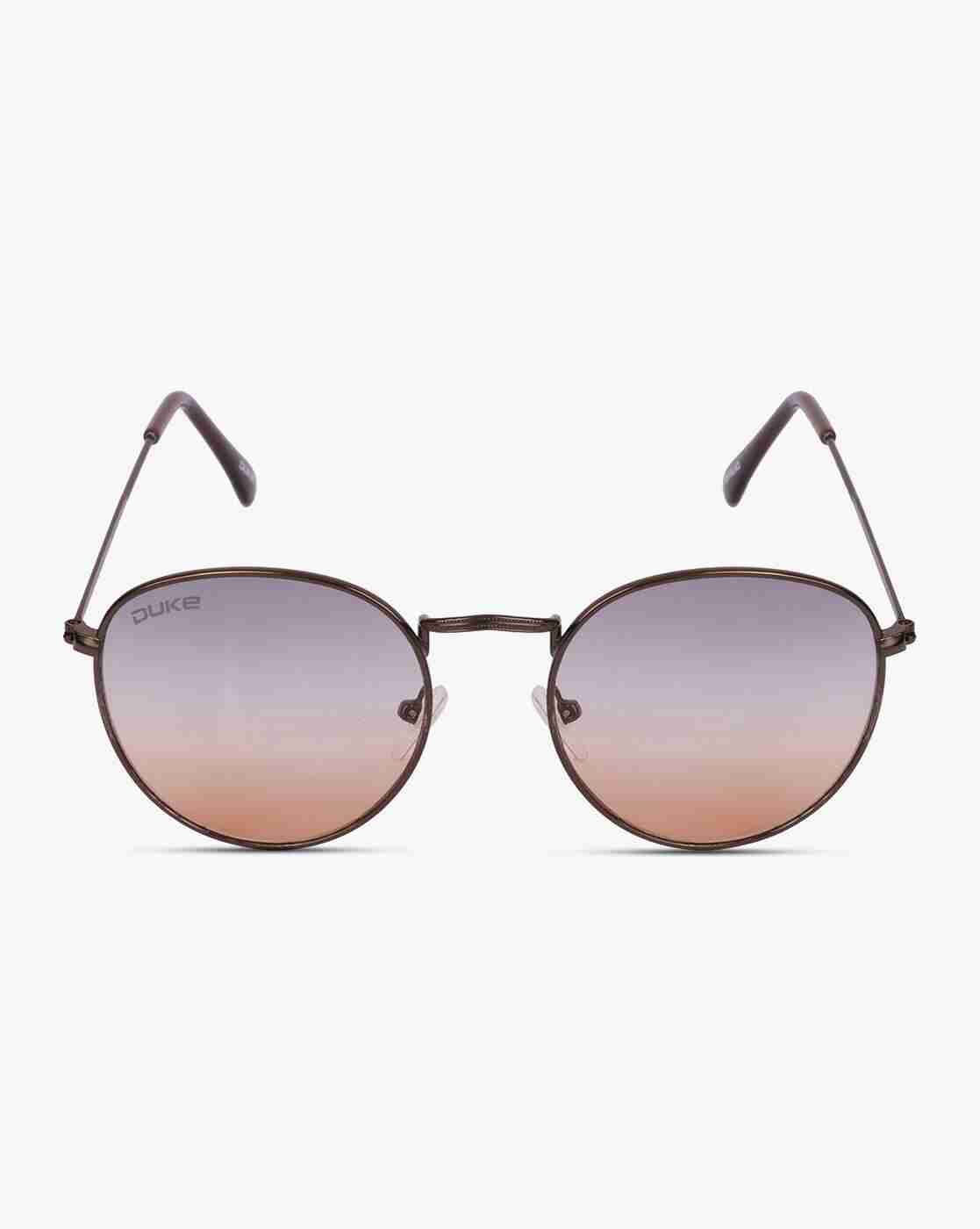 DUKE-A1874-C4 UV-Protected Round Sunglasses