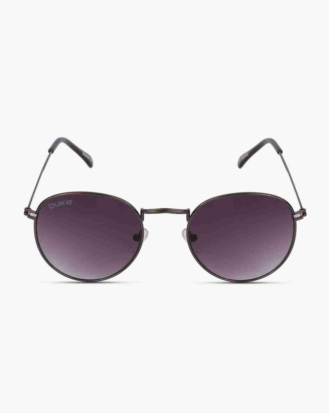 DUKE-A1874-C10 UV-Protected Round Sunglasses