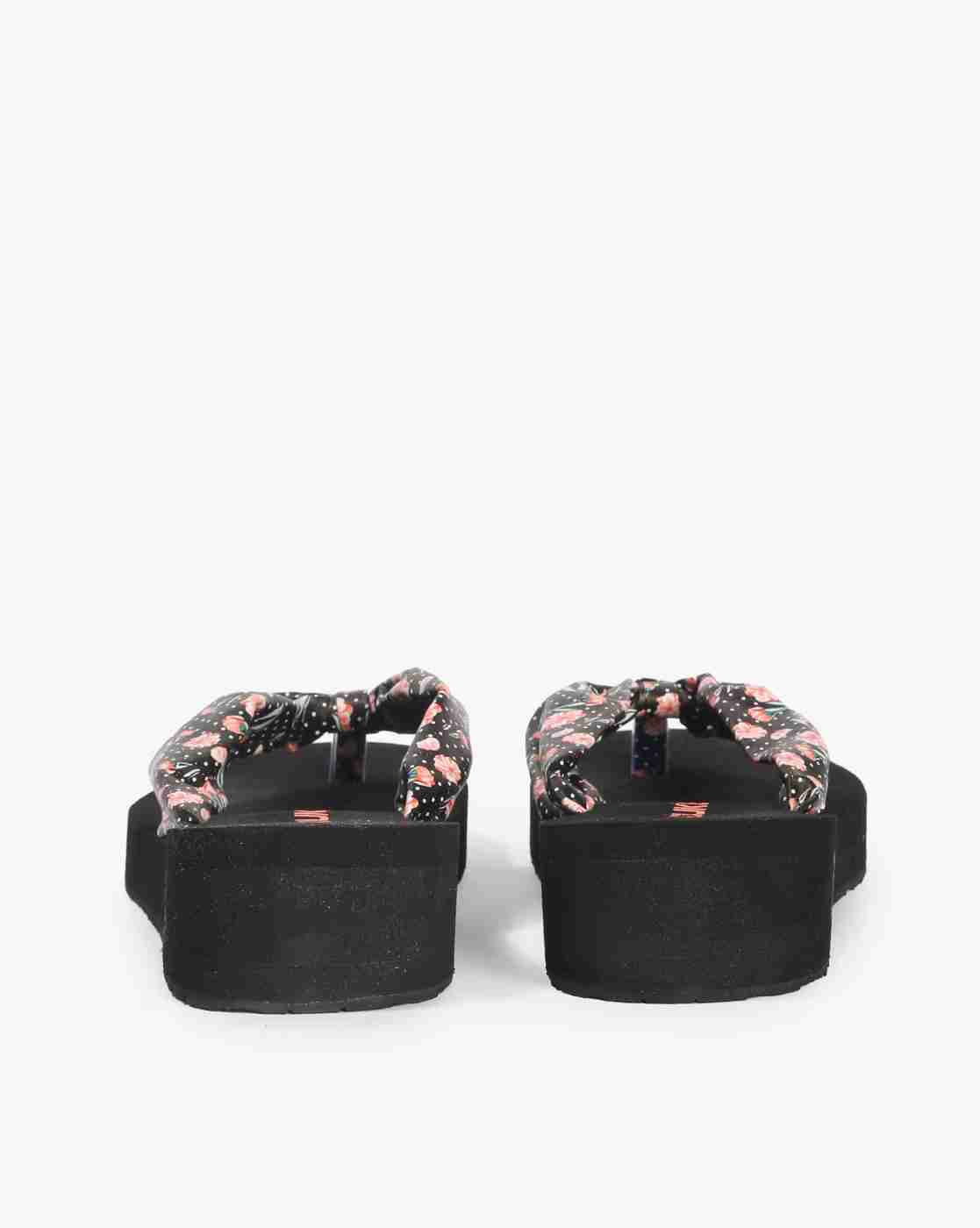 DUKE | Floral Print Thong-Strap Flip-Flops|3