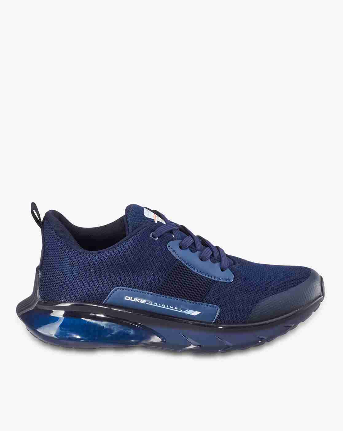 Round-Toe Lace-Up Running Shoes