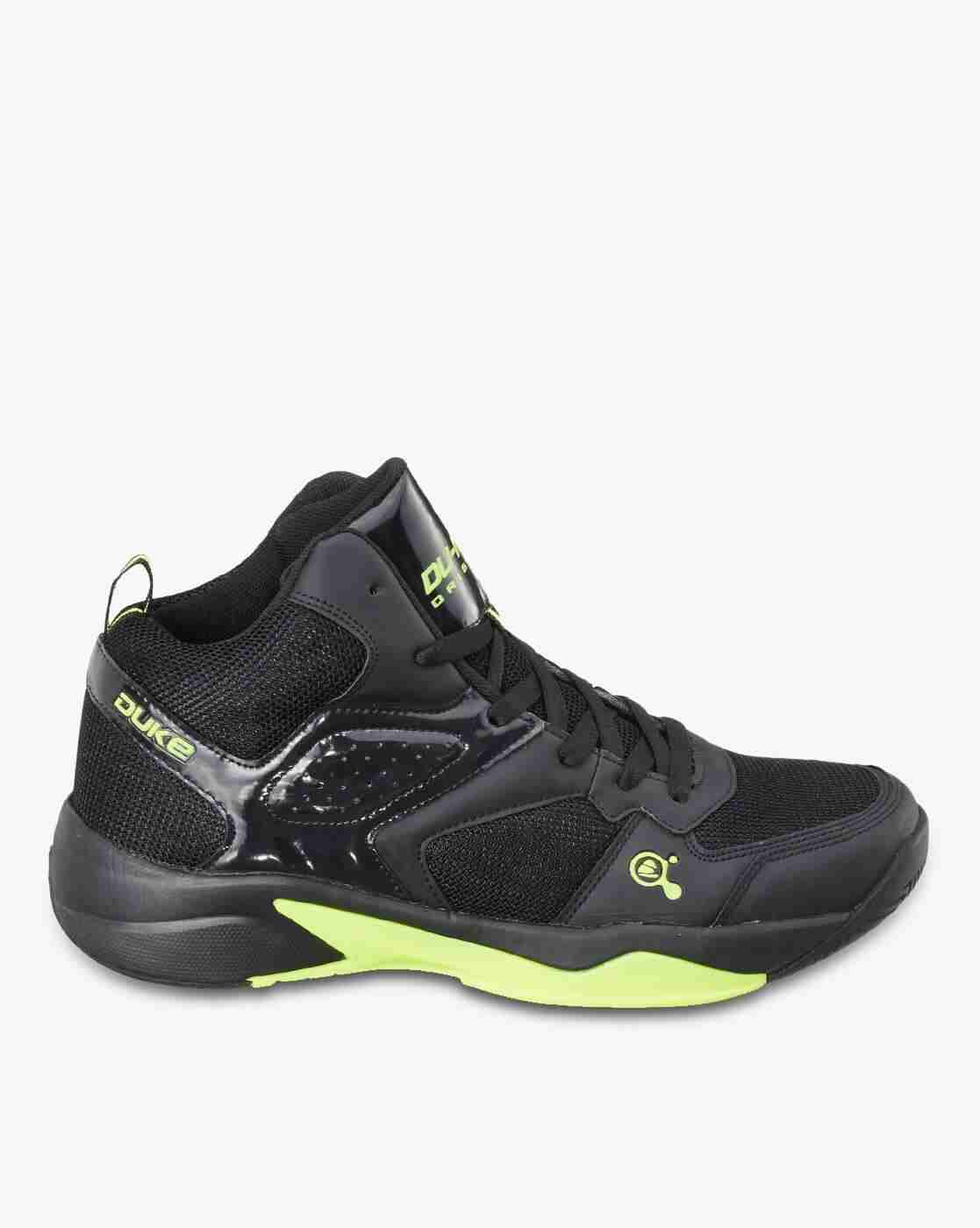 Panelled Mid-Top Lace-Up Running Shoes