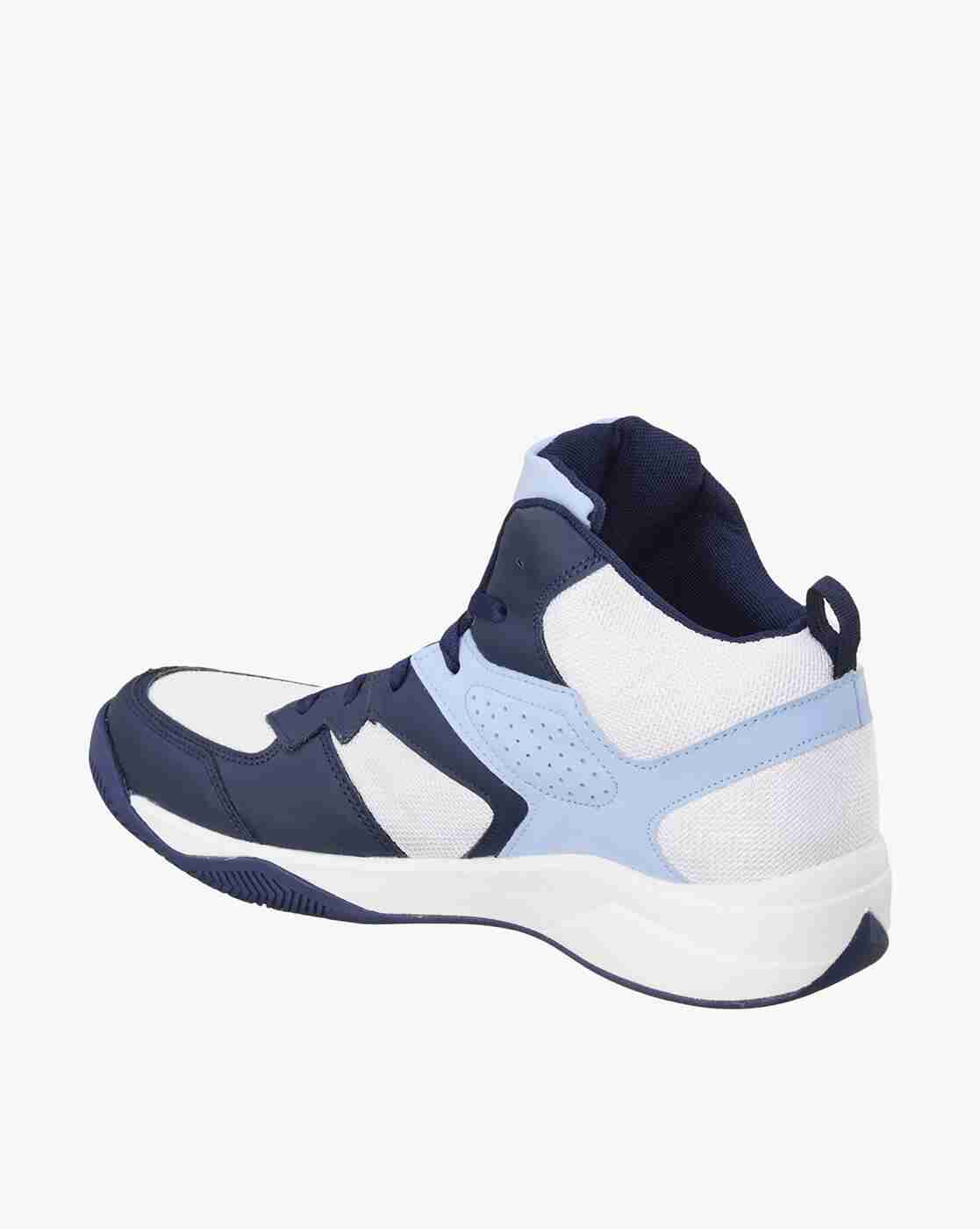 DUKE | Colourblock Mid-Top Lace-Up Running Shoes|2