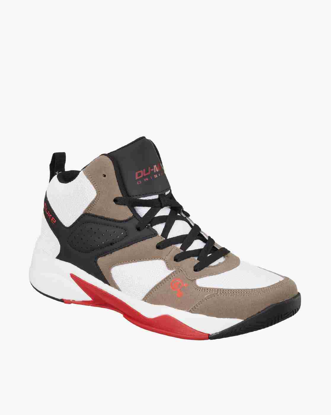 DUKE | Colourblock Mid-Top Lace-Up Running Shoes|1