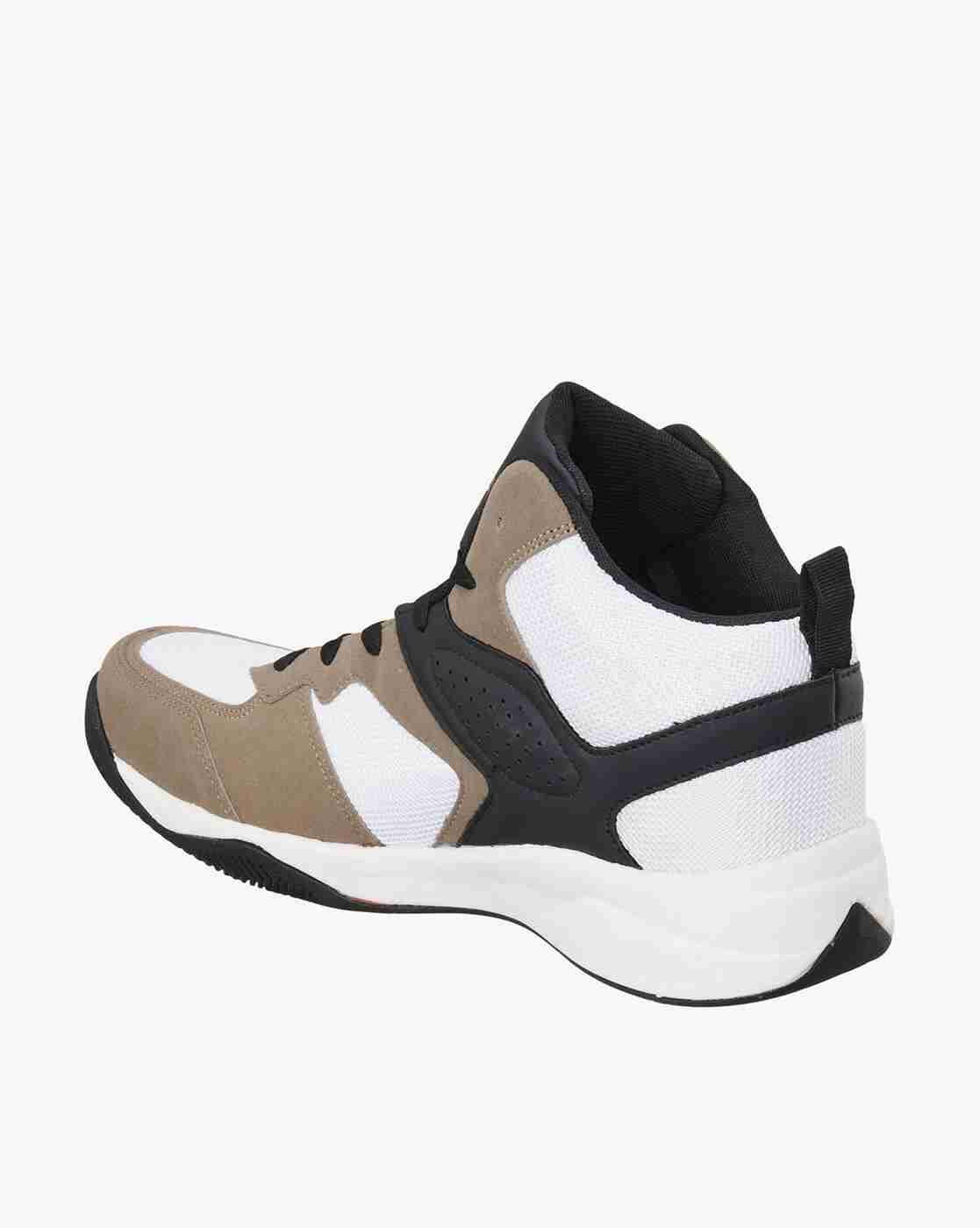 DUKE | Colourblock Mid-Top Lace-Up Running Shoes|2