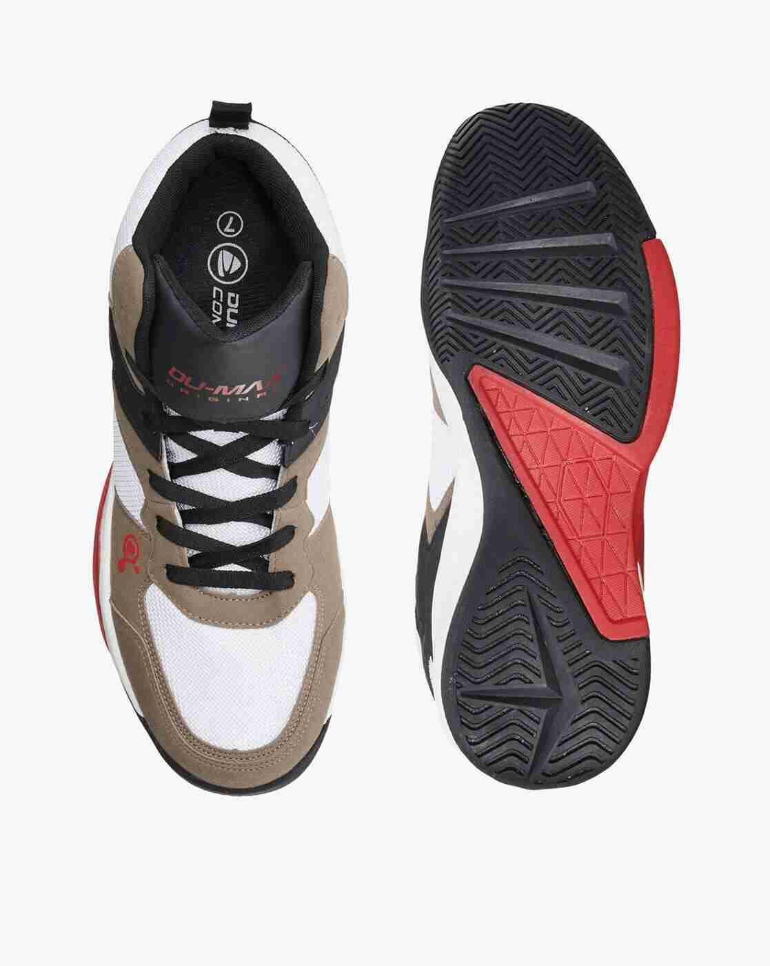 DUKE | Colourblock Mid-Top Lace-Up Running Shoes|3