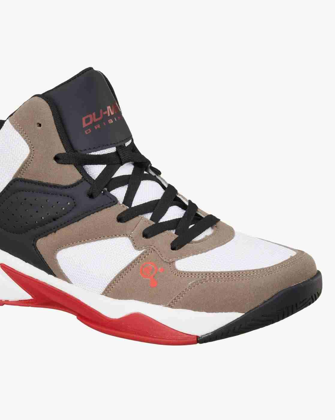 DUKE | Colourblock Mid-Top Lace-Up Running Shoes|4