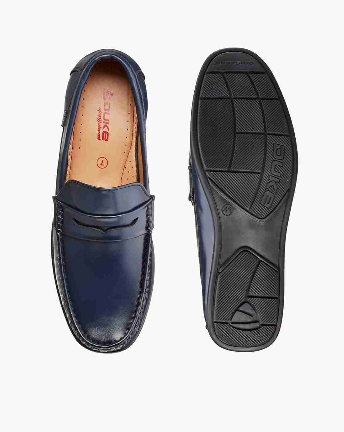 DUKE | Penny Loafers with Mock-Stitch Upper|4