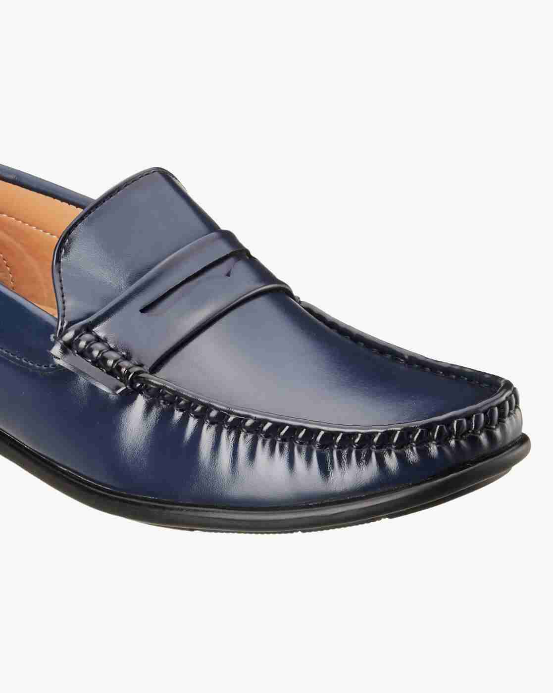 DUKE | Penny Loafers with Mock-Stitch Upper|5