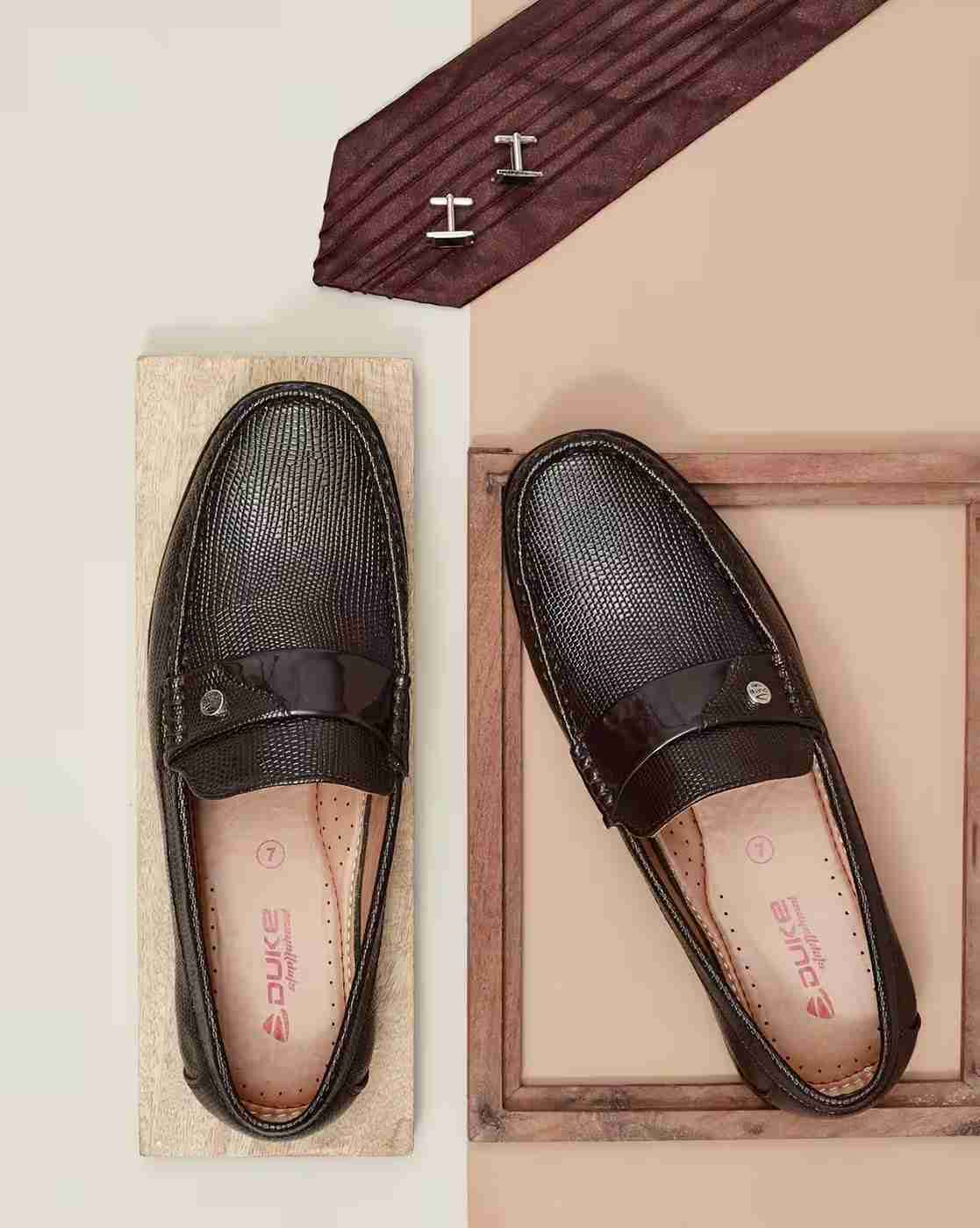 DUKE | Reptilian Patterned Loafers|0