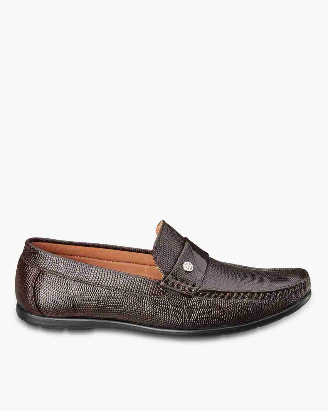 DUKE | Reptilian Patterned Loafers|1