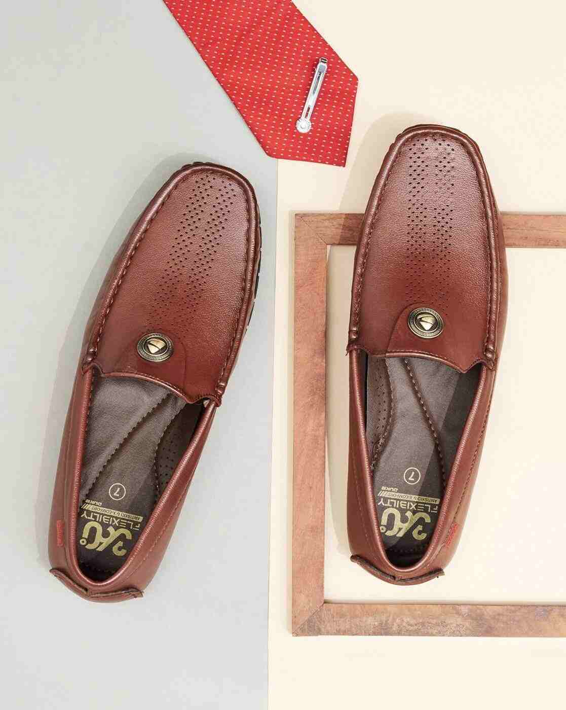 DUKE | Low-Top Loafers with Metal Accent|0