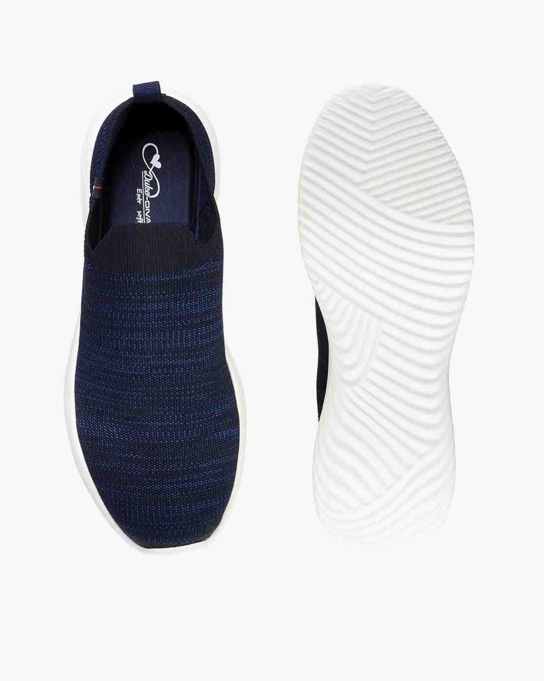DUKE | Striped Slip-On Running Shoes with Pull-Up Tab|3