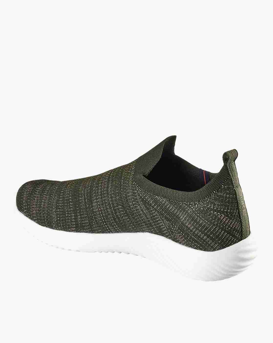 DUKE | Striped Slip-On Running Shoes with Pull-Up Tab|2