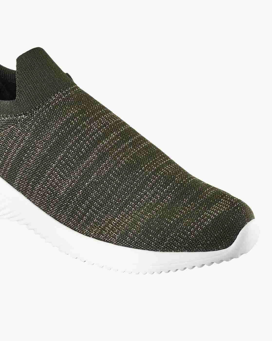 DUKE | Striped Slip-On Running Shoes with Pull-Up Tab|4