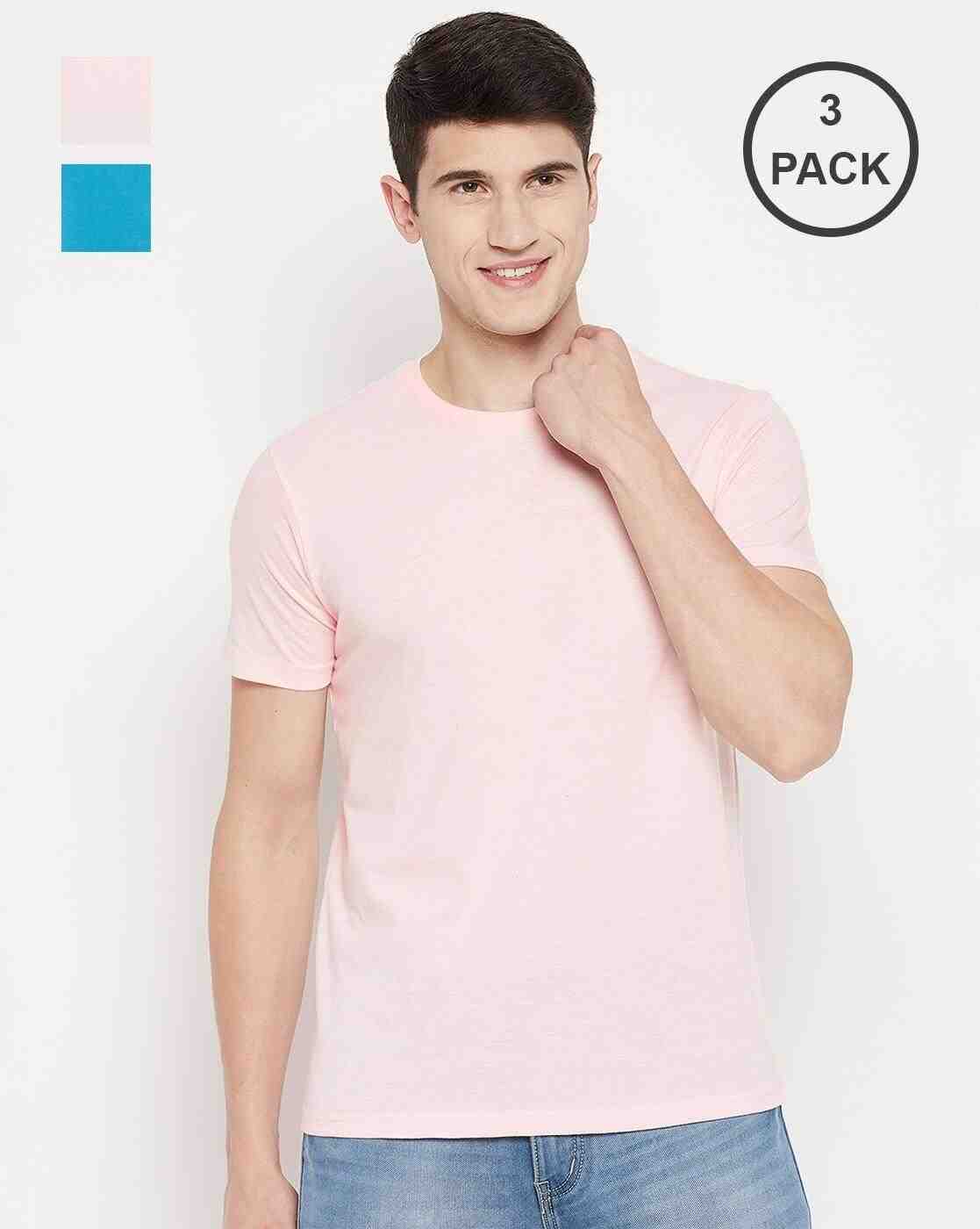 DUKE | Pack of 3 Slim Fit Crew-Neck T-shirt|0