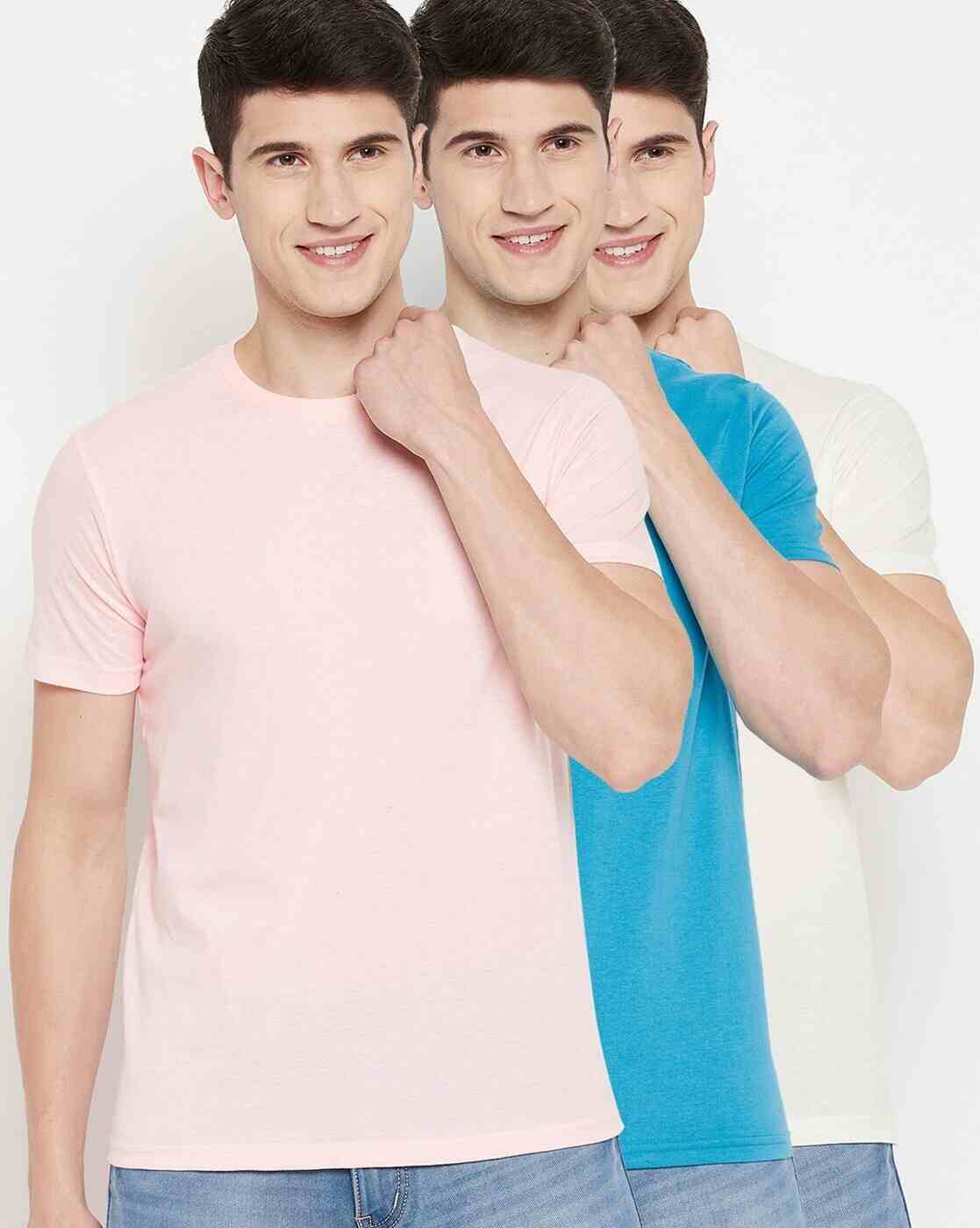 DUKE | Pack of 3 Slim Fit Crew-Neck T-shirt|8