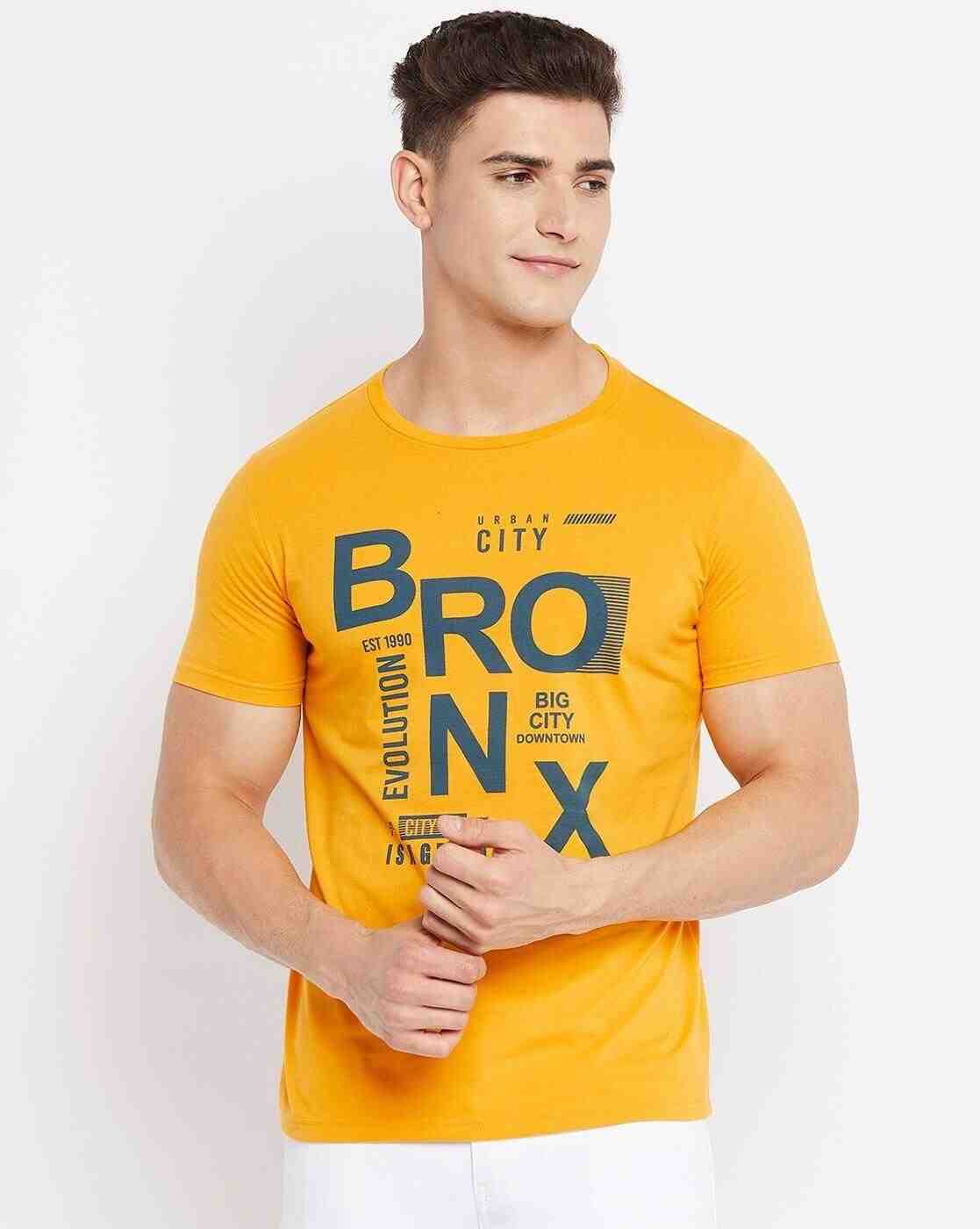 DUKE | Typographic Print Slim Fit Crew-Neck T-shirt|2