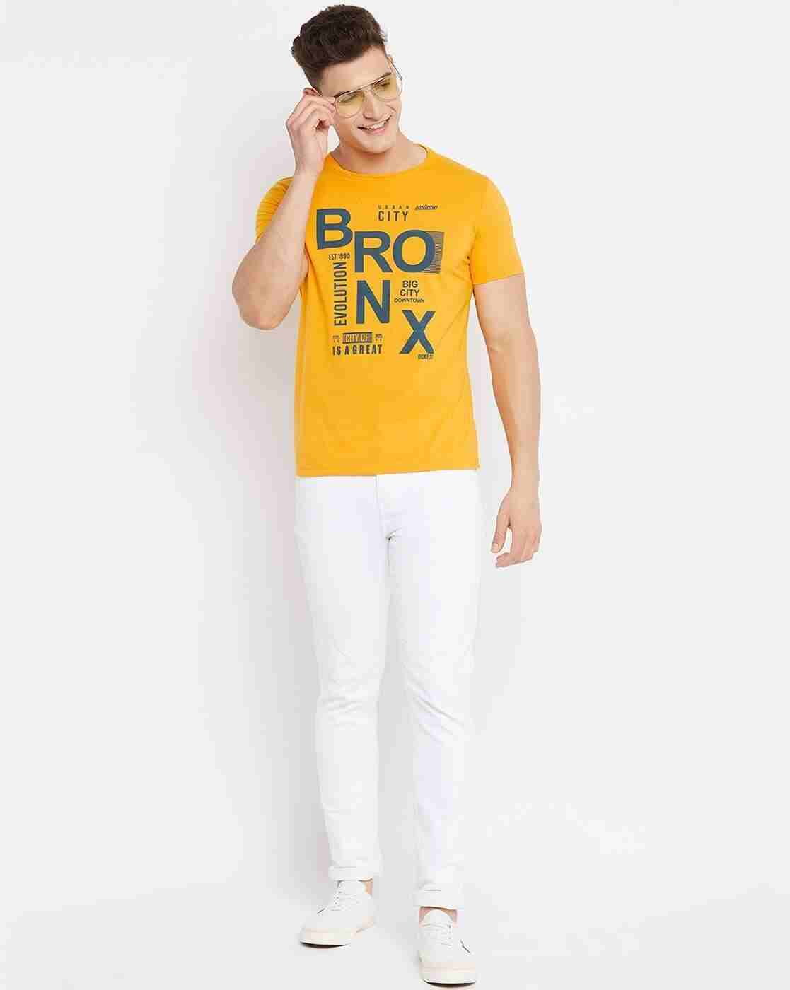 DUKE | Typographic Print Slim Fit Crew-Neck T-shirt|6