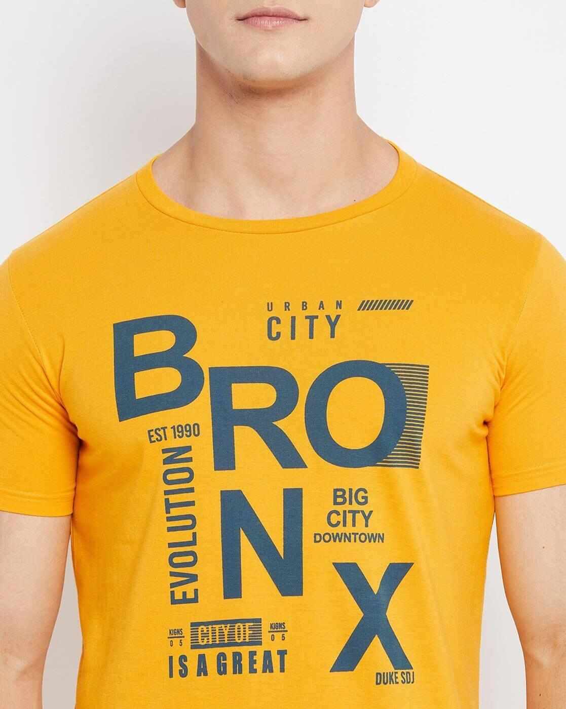 DUKE | Typographic Print Slim Fit Crew-Neck T-shirt|9