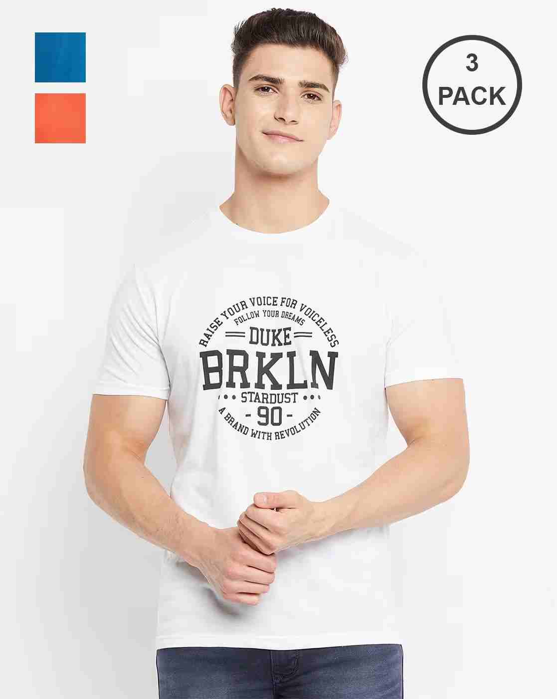 Typographic Print Slim Fit Crew-Neck T-shirt