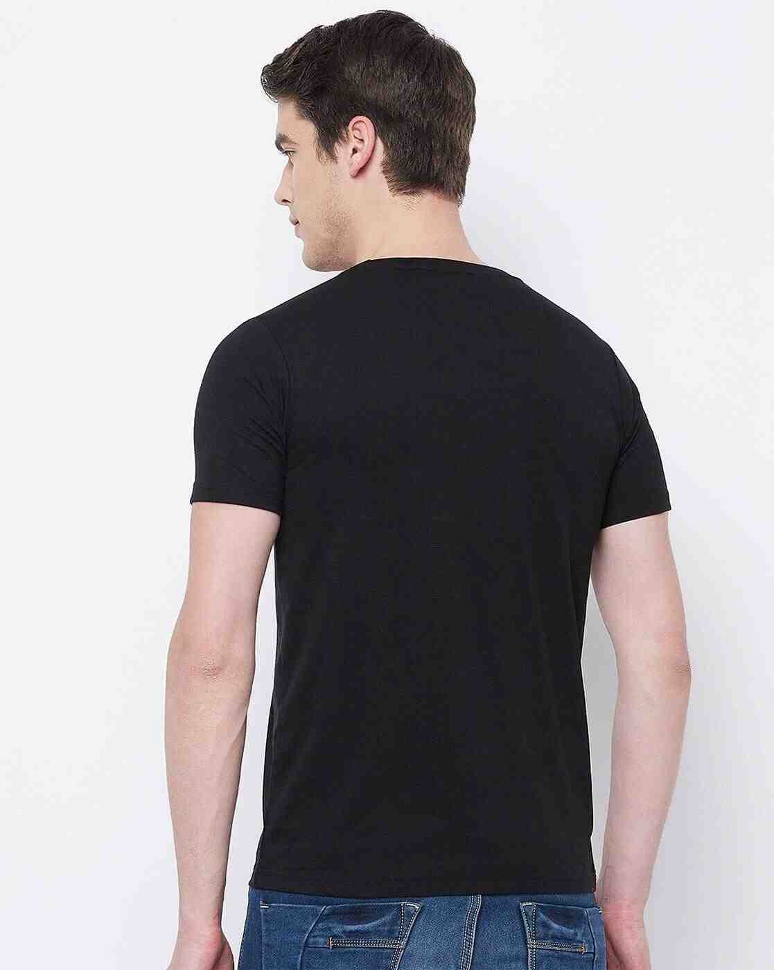 DUKE | Typographic Print Slim Fit Crew-Neck T-shirt|3